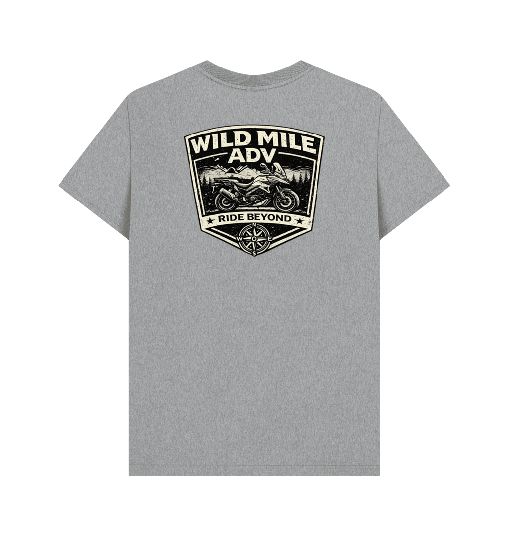 WMADV - Shield V Strom Tee - Wild Mile ADVPrinted T-shirt