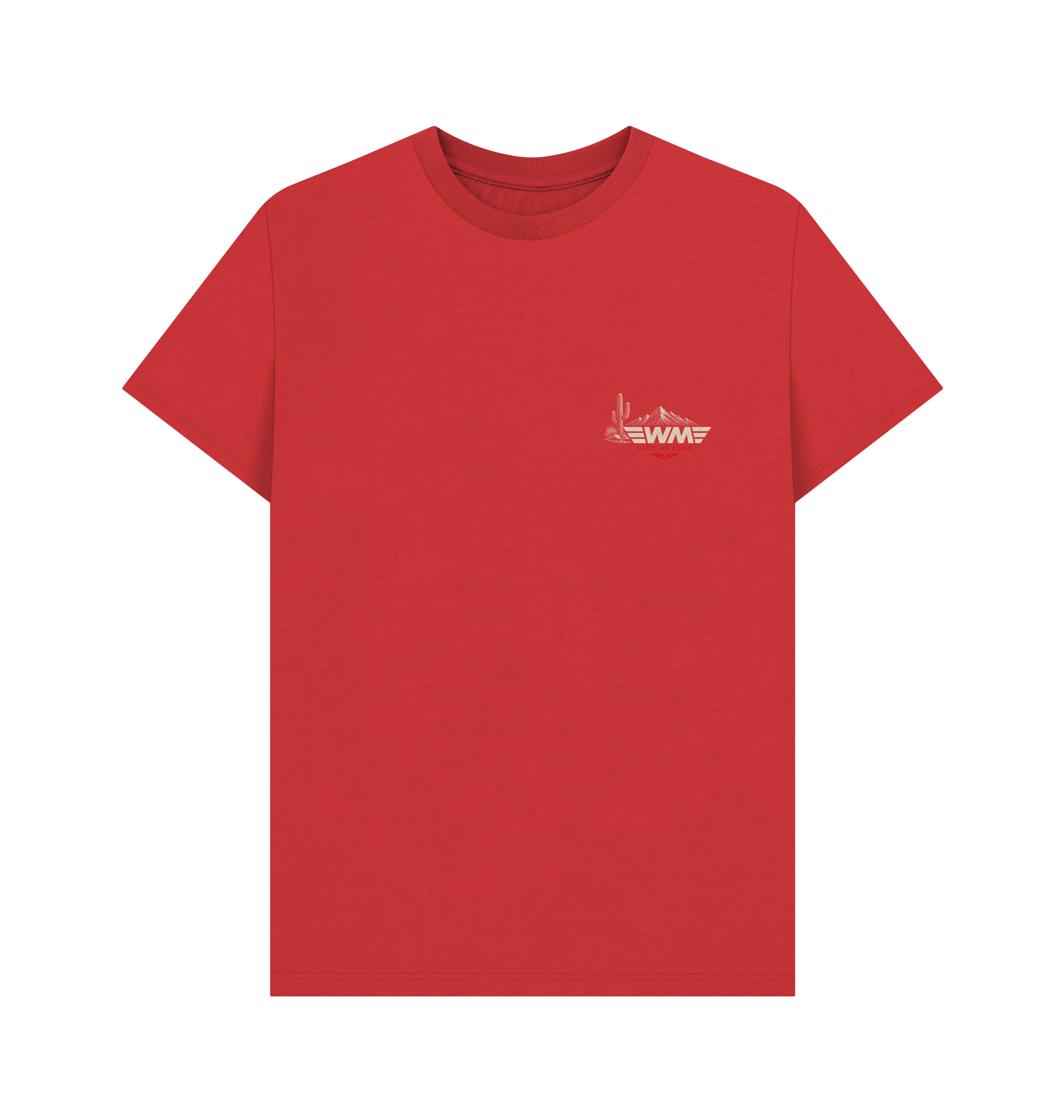 Red Printed T-shirt Front