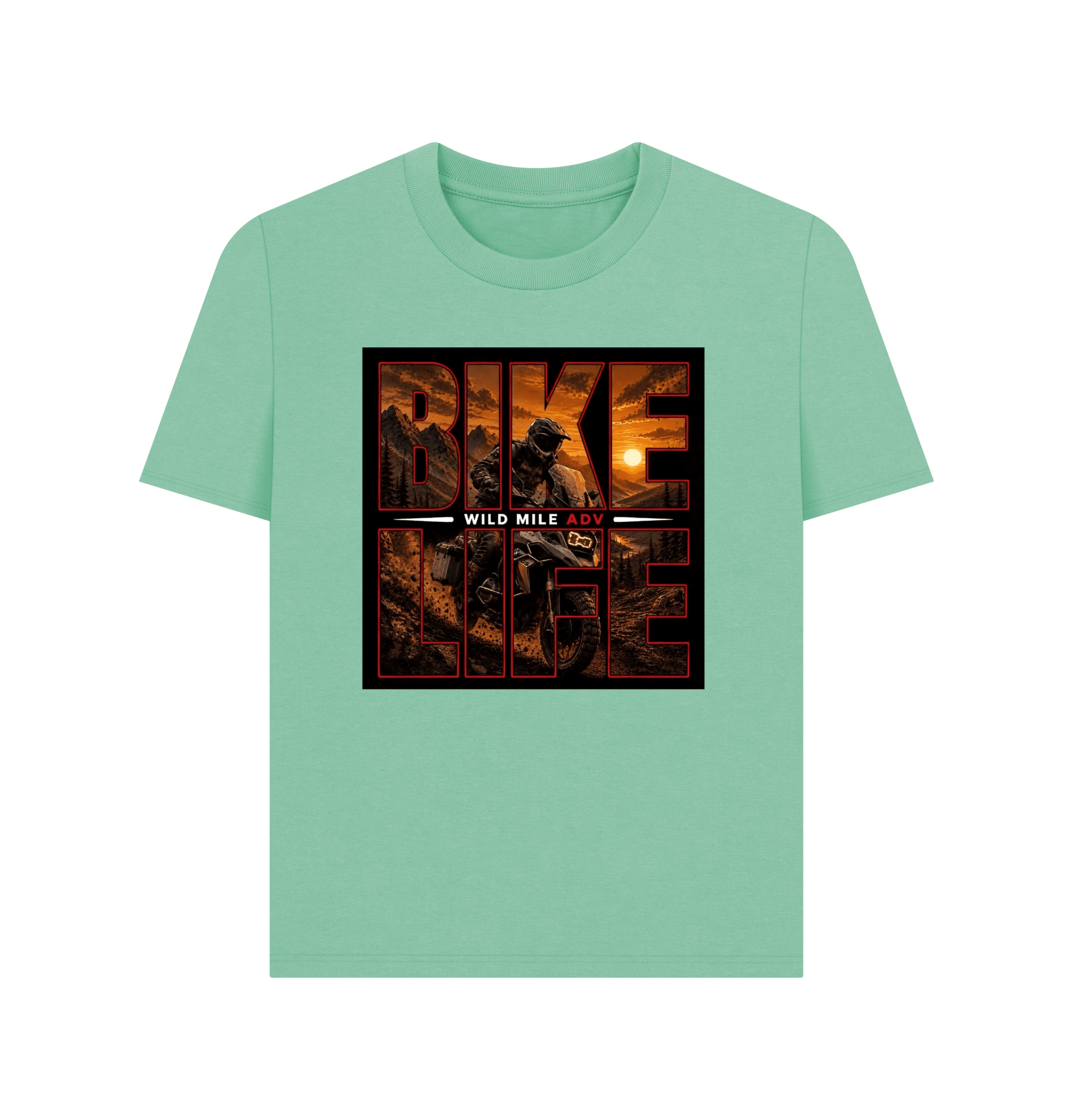 WMADV - Women's Bike Life Tee - Wild Mile ADVPrinted T-shirt
