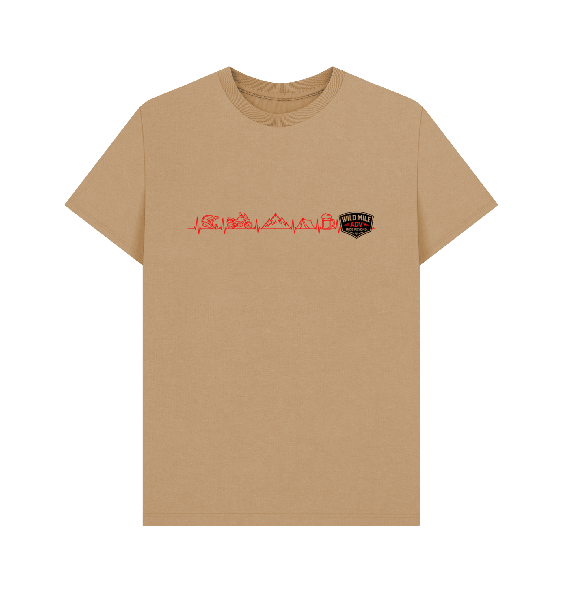 WMADV - Heart Rate Tee - Wild Mile ADVPrinted T-shirt
