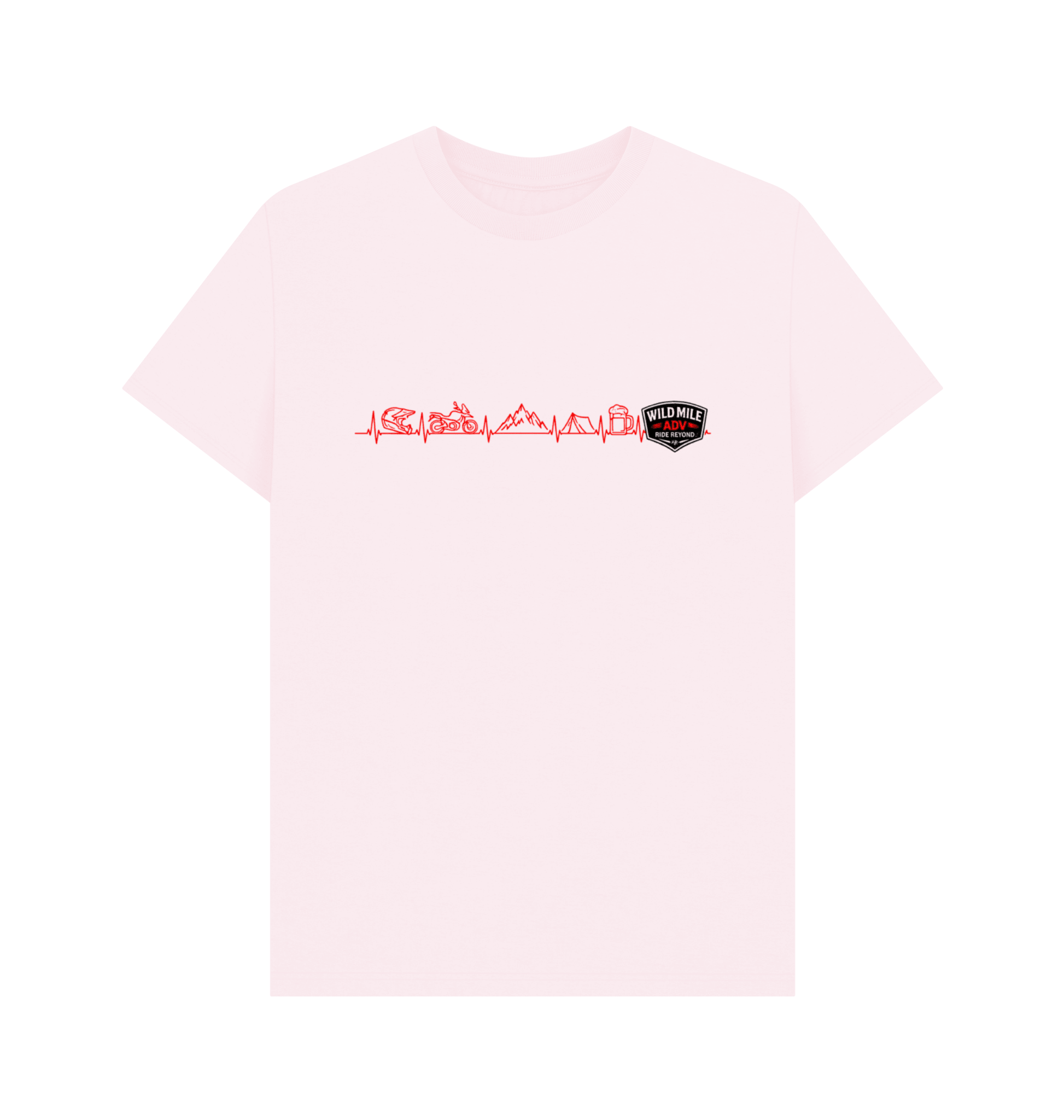 WMADV - Heart Rate Tee - Wild Mile ADVPrinted T-shirt