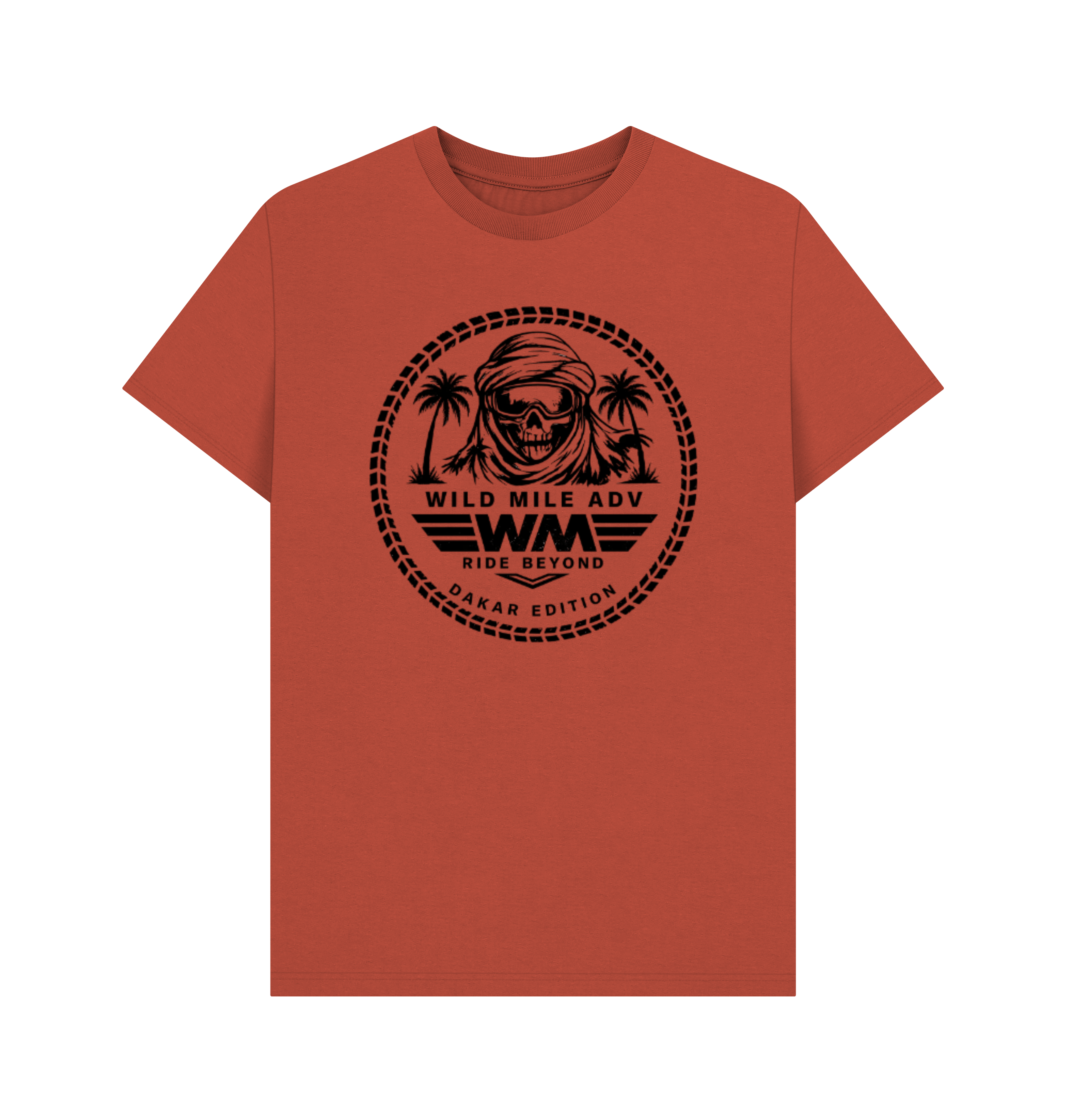 Rust Printed T-shirt Front