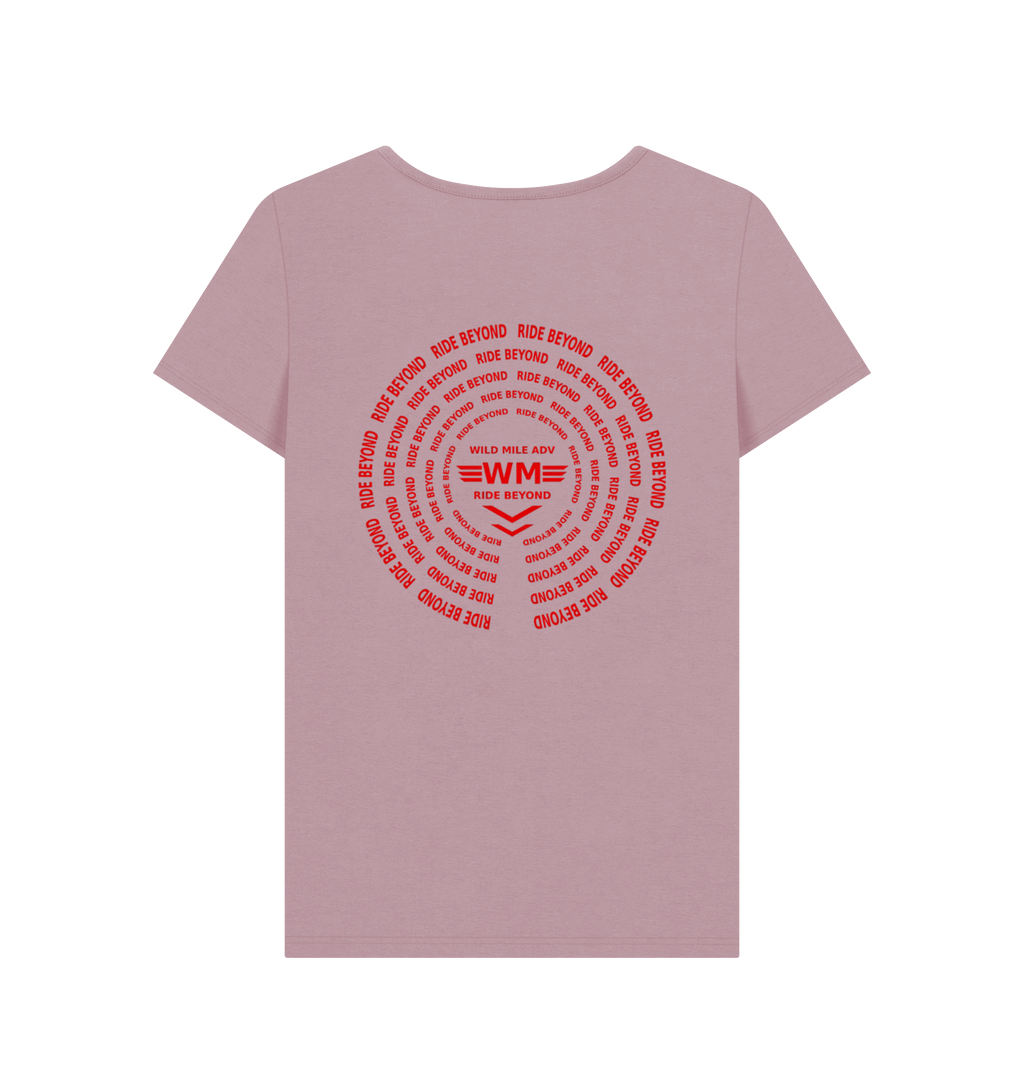 Mauve Printed T-shirt Back