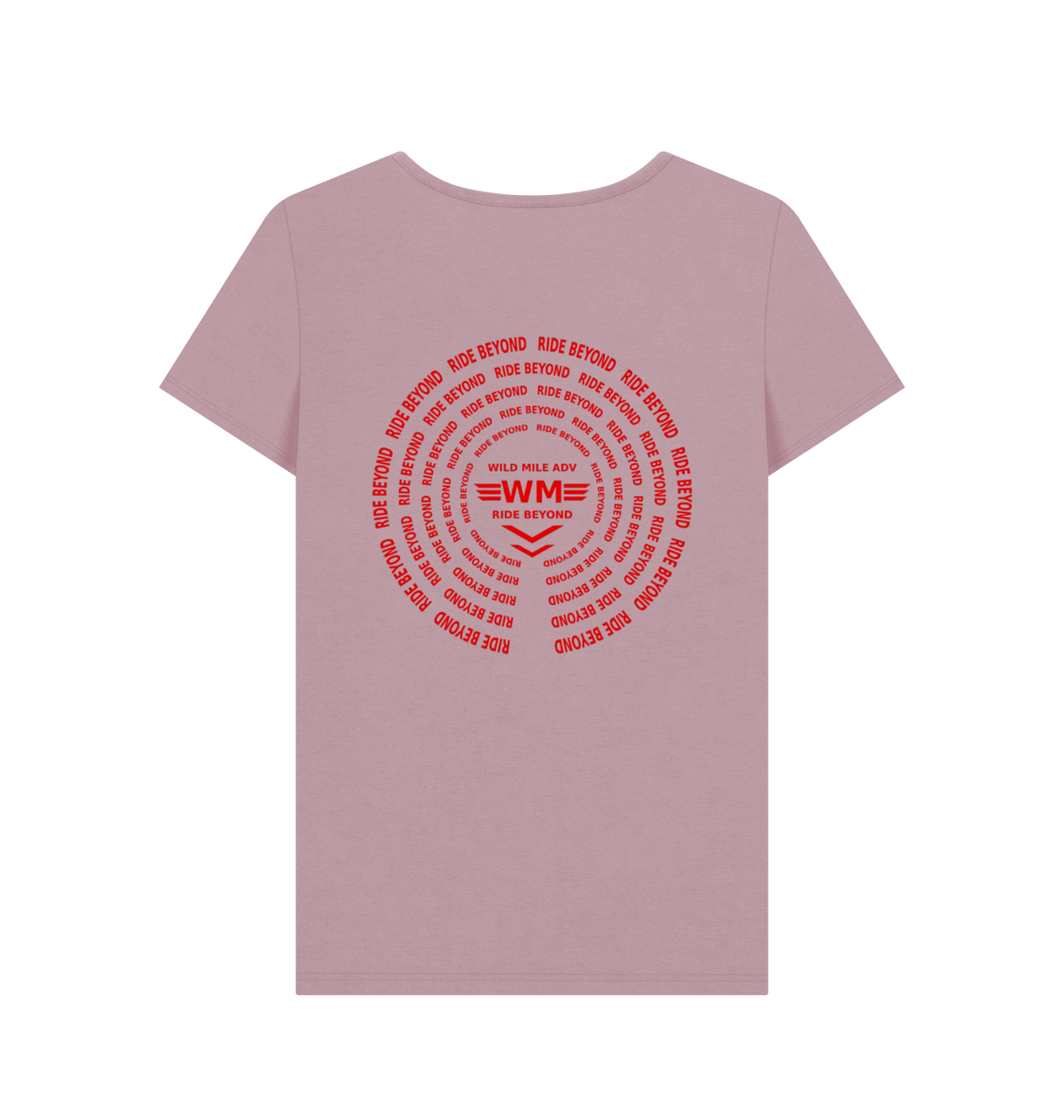 Mauve Printed T-shirt Back