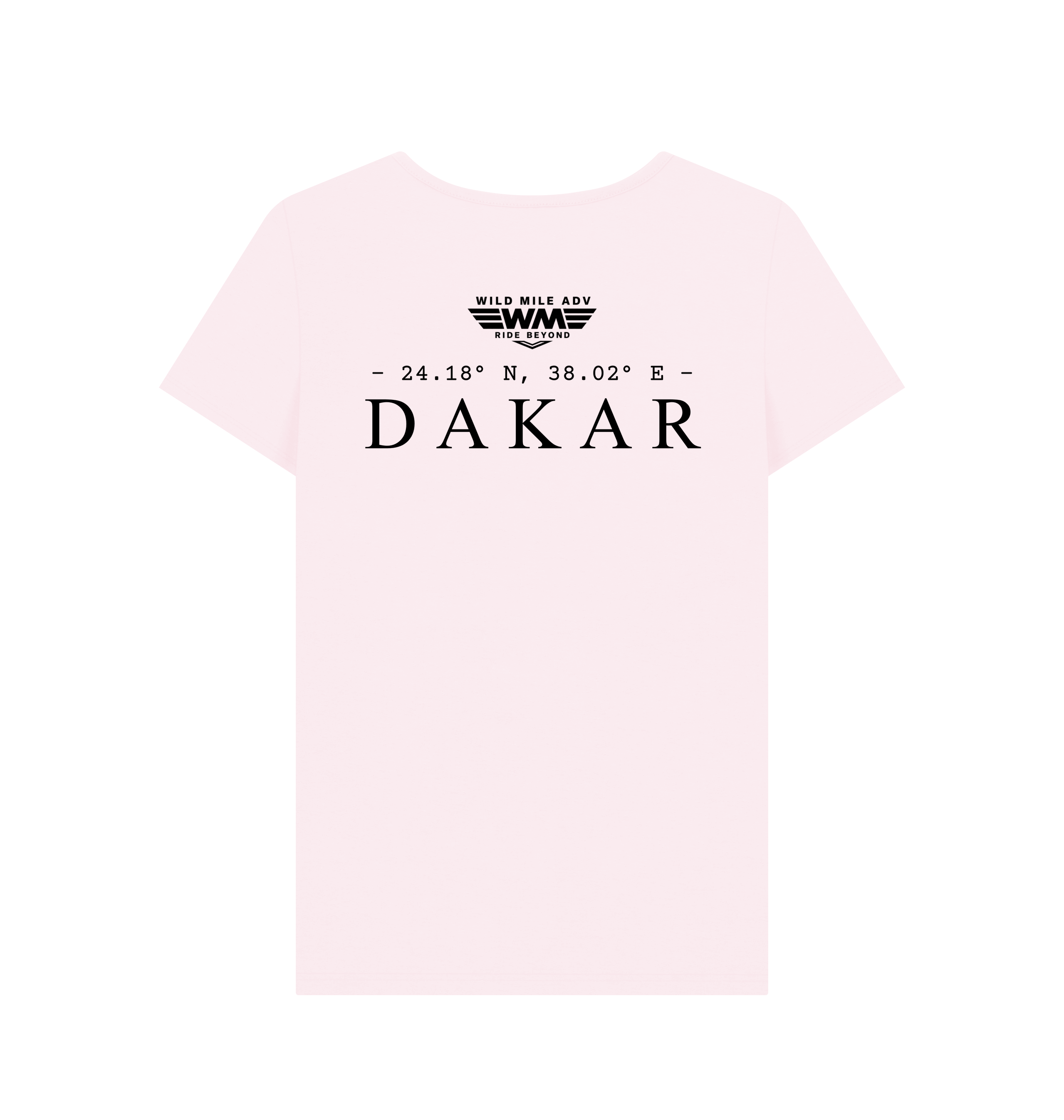 Pink Printed T-shirt Back