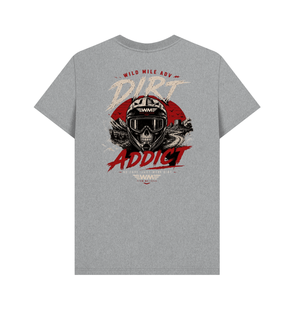 Athletic Grey Printed T-shirt Back