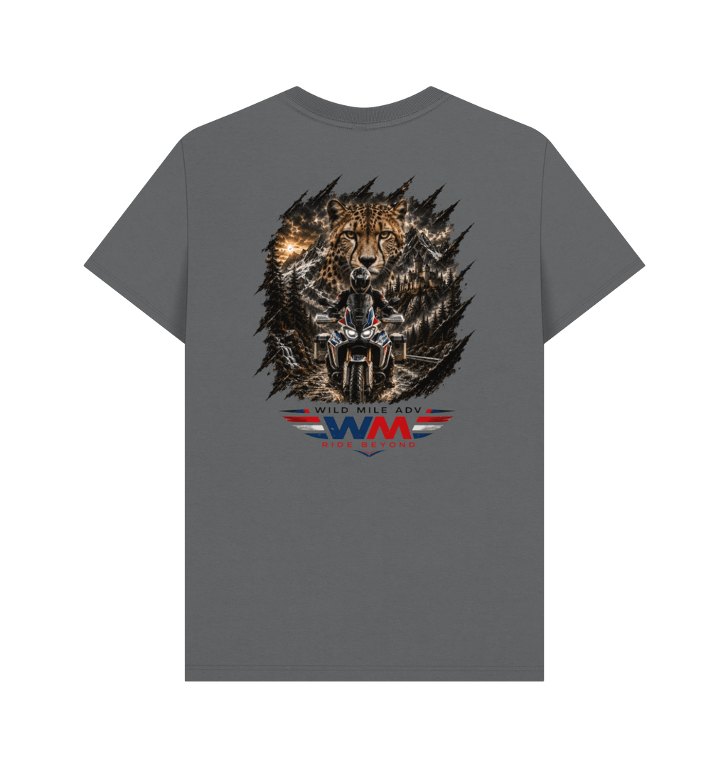 Slate Grey Printed T-shirt Back