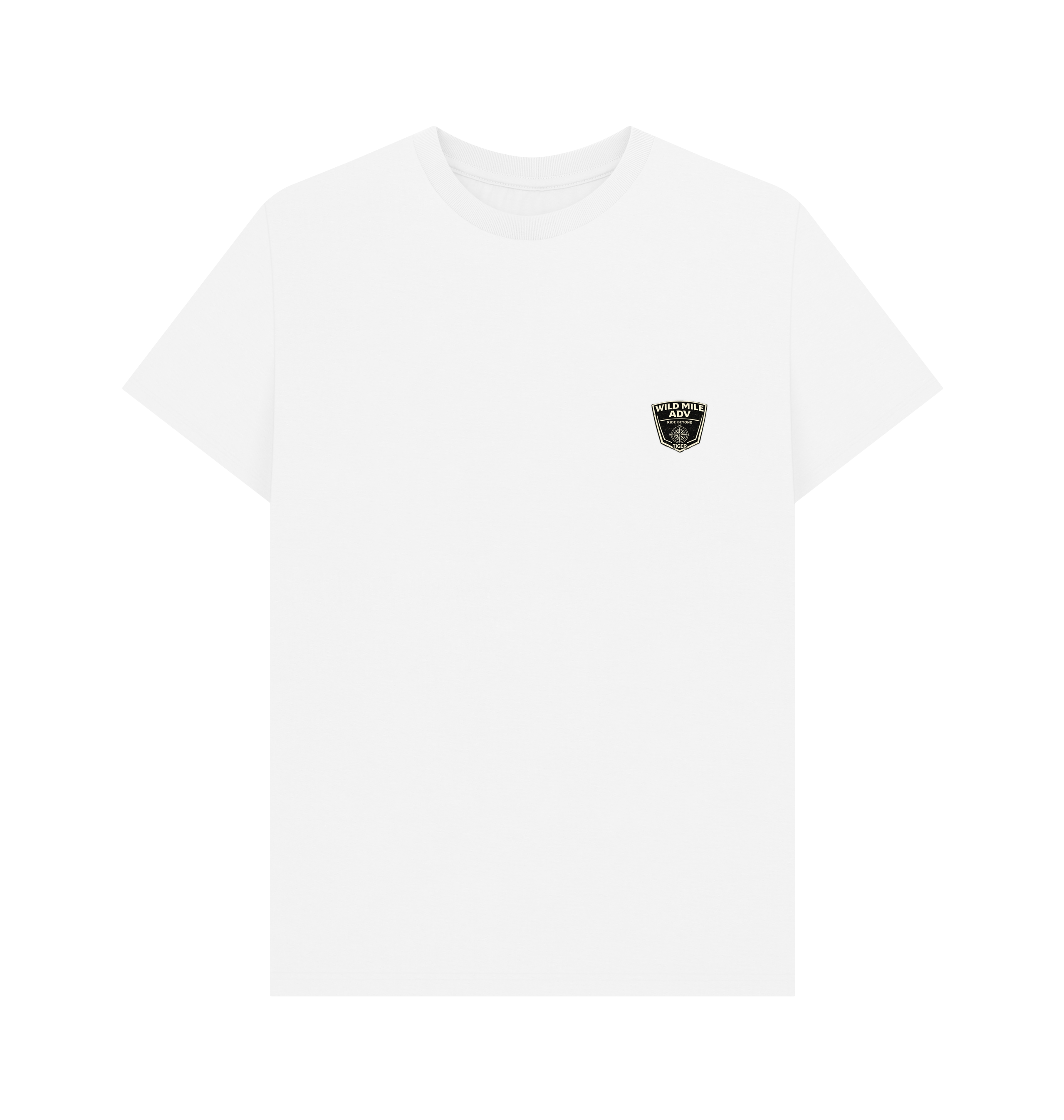 White Printed T-shirt Front
