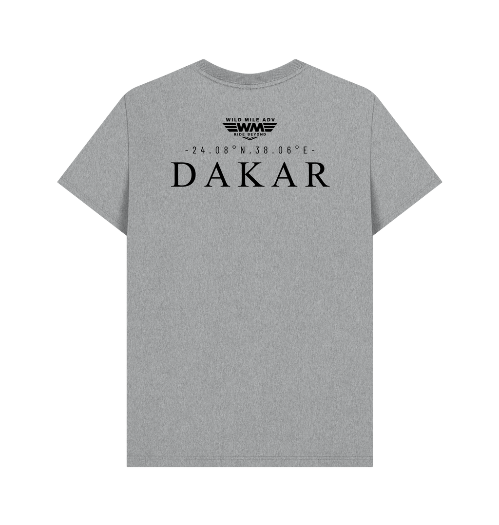 Athletic Grey Printed T-shirt Back
