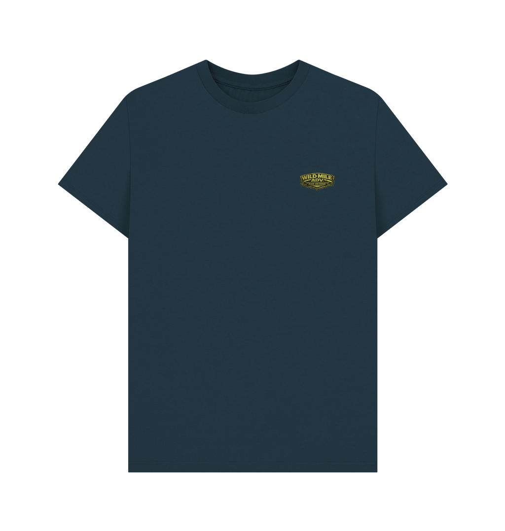 Denim Blue Printed T-shirt Front