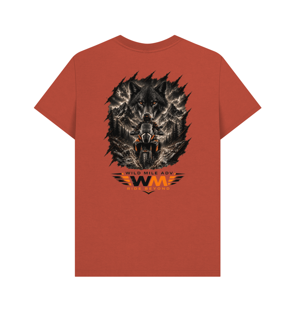 Rust Printed T-shirt Back
