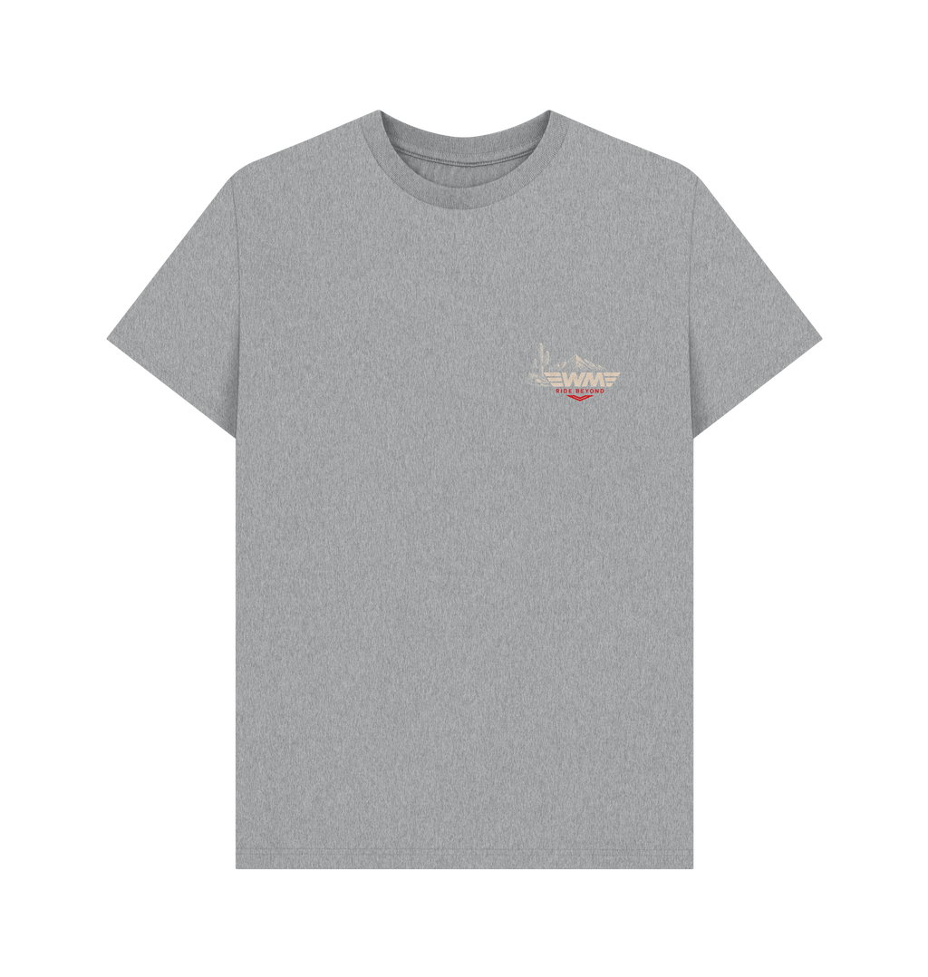 Athletic Grey Printed T-shirt Front