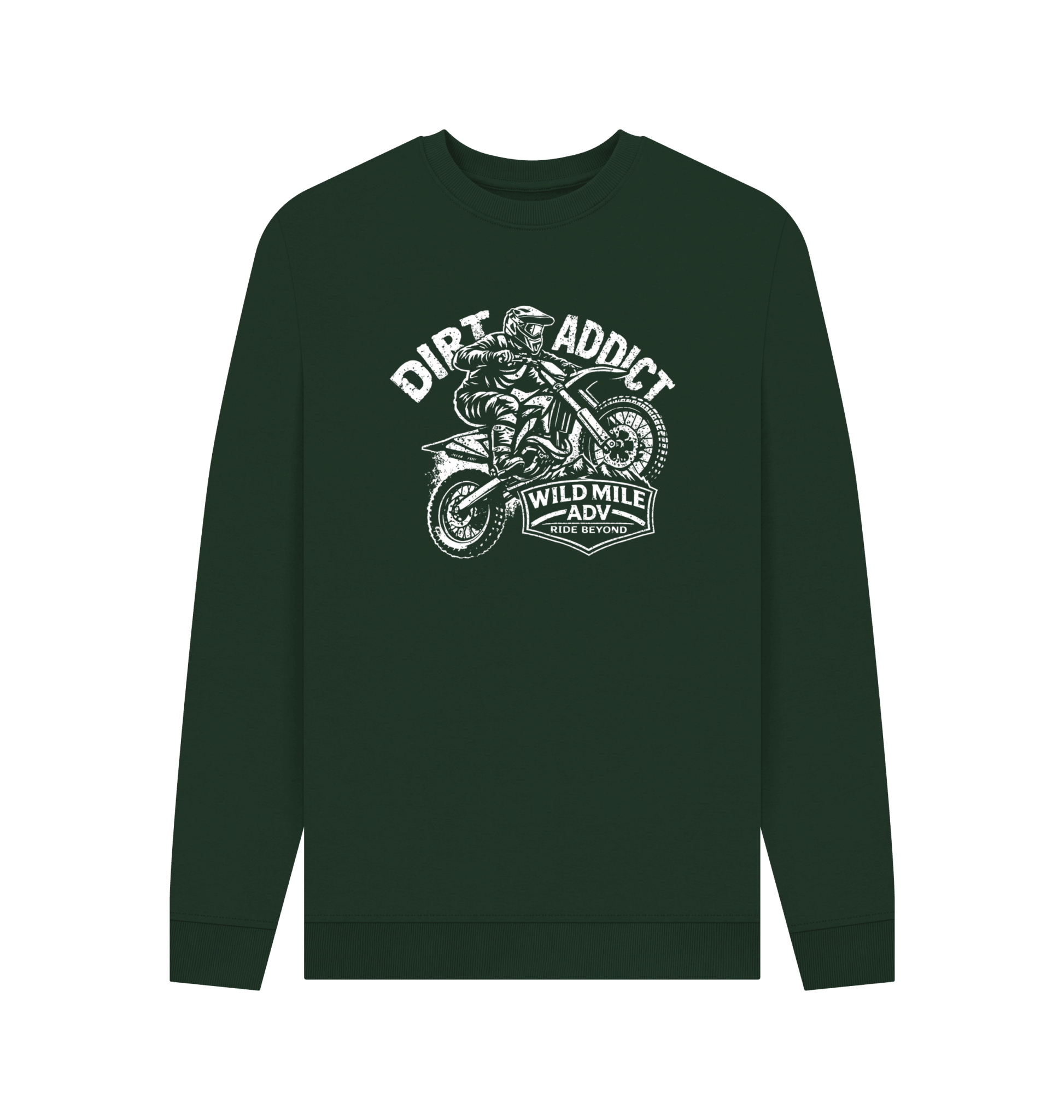 WMADV - Dirt Addict Sweatshirt - Wild Mile ADVPrinted Sweater