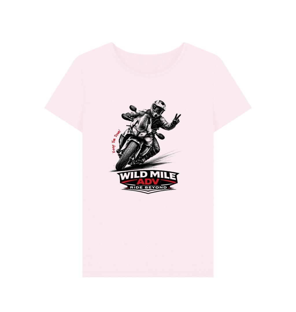 WMADV - Womens 2Down Crew Tee - Wild Mile ADVPrinted T-shirt