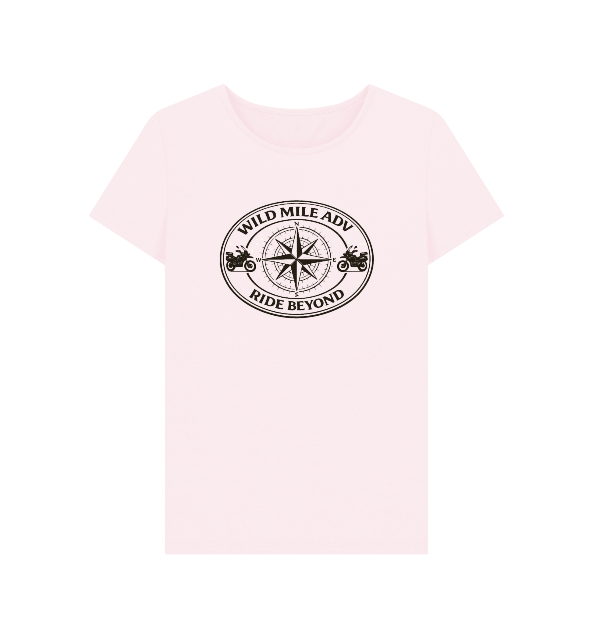 WMADV - Womens Reacher Crew Tee - Wild Mile ADVPrinted T-shirt