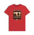 Red Printed T-shirt Front