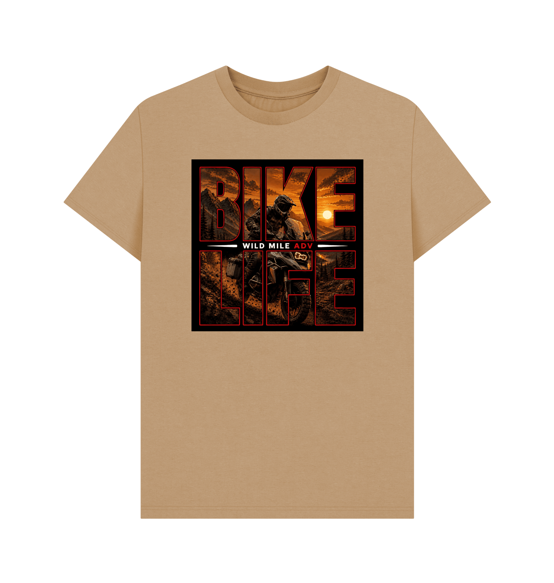 WMADV - Bike Life Tee - Wild Mile ADVPrinted T-shirt