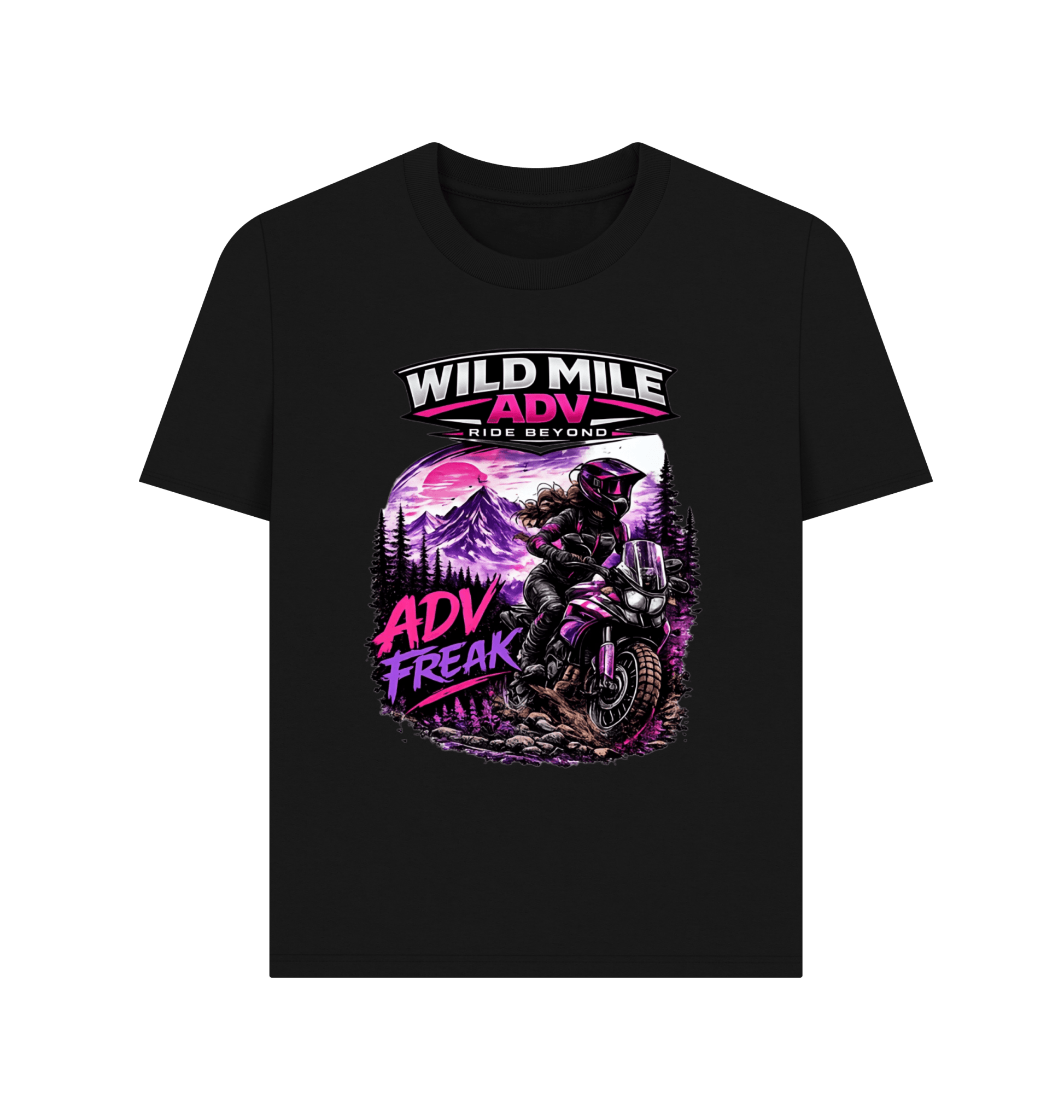 WMADV - Womens ADV Freak 2 PL Tee - Wild Mile ADVPrinted T-shirt