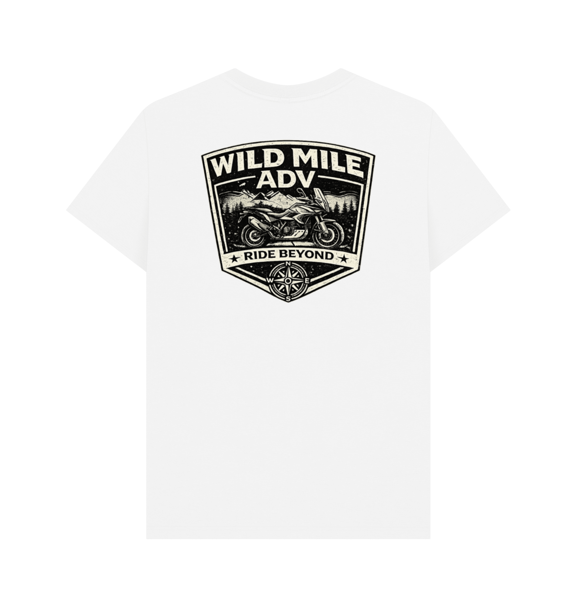 WMADV - Shield Multistrada Tee - Wild Mile ADVPrinted T-shirt