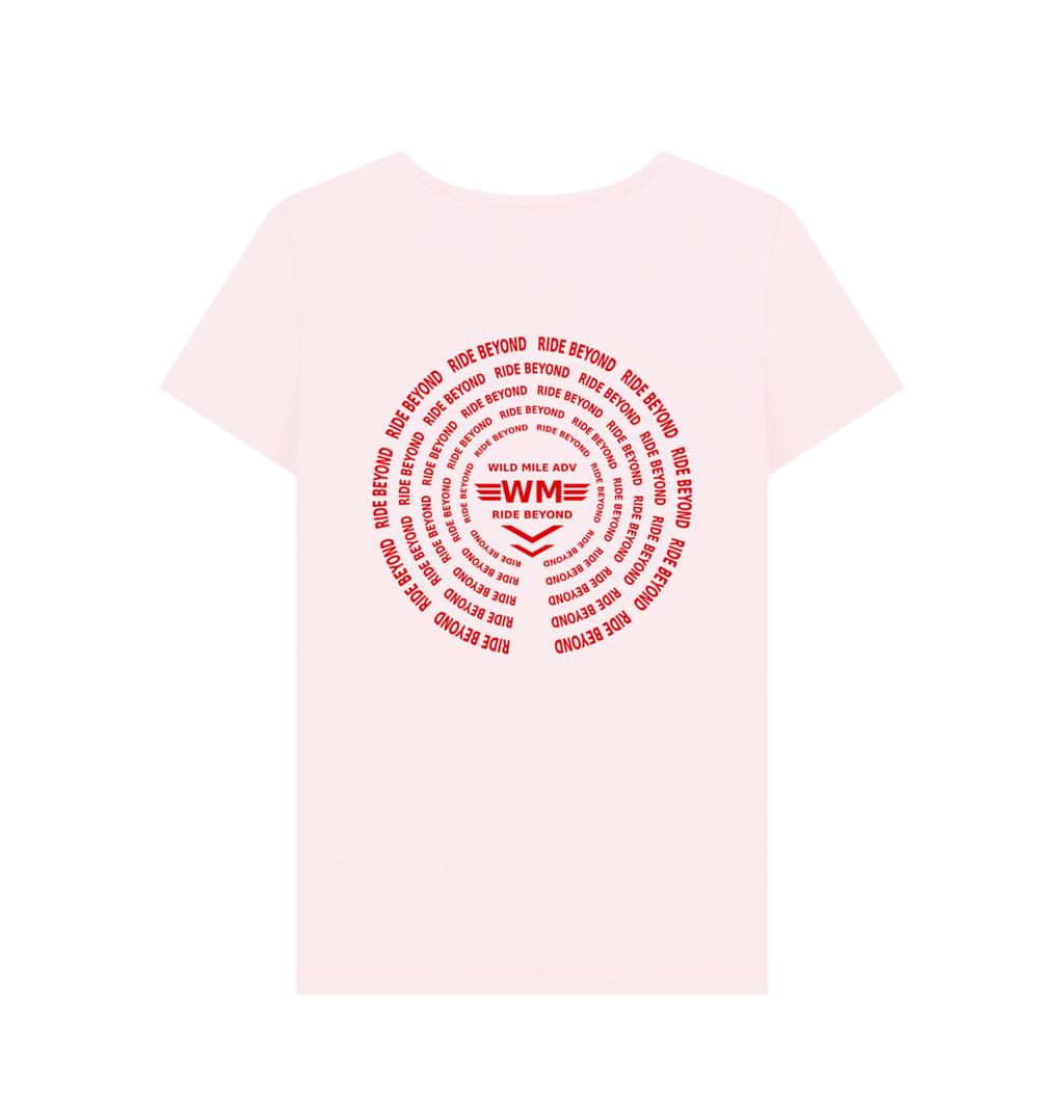 Pink Printed T-shirt Back