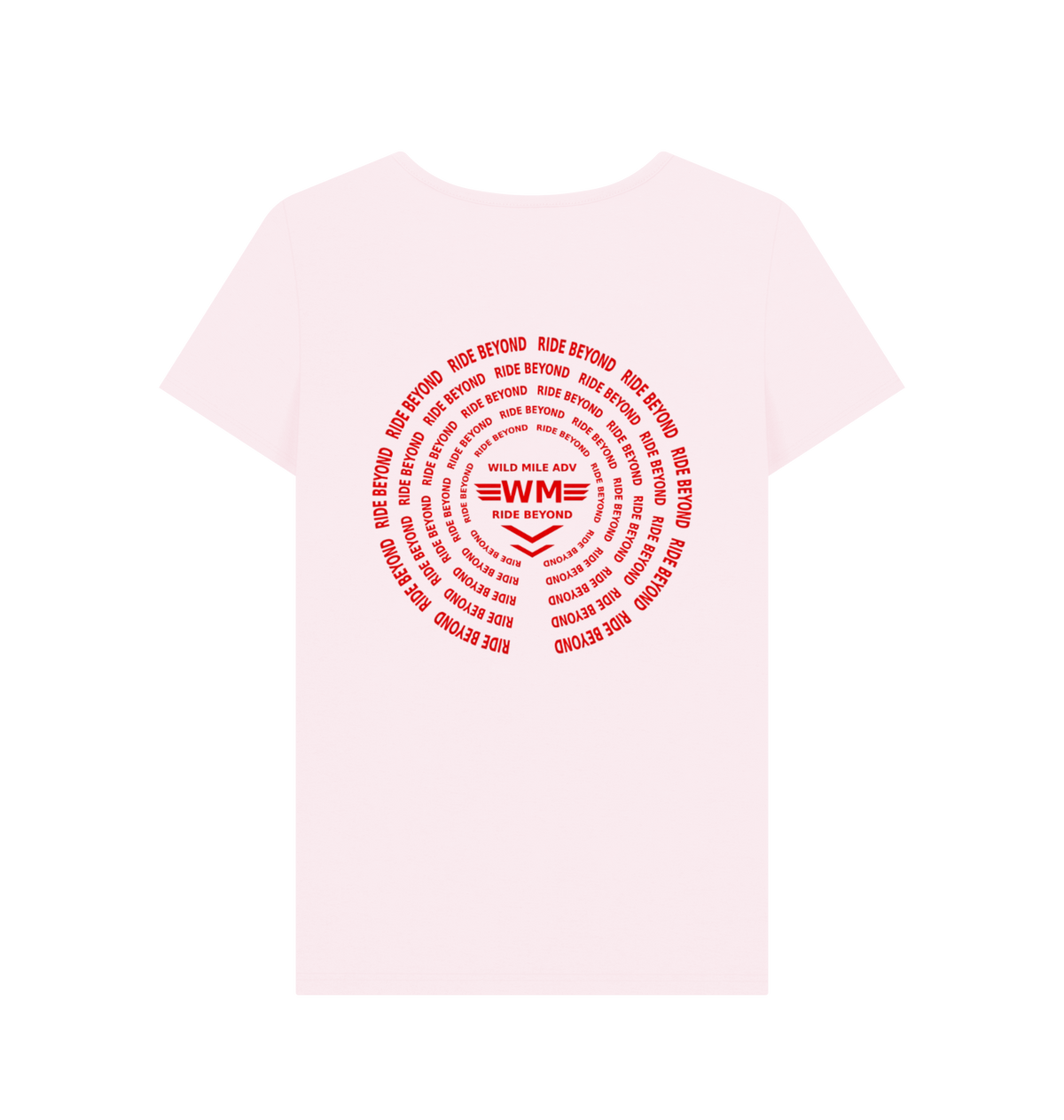 Pink Printed T-shirt Back