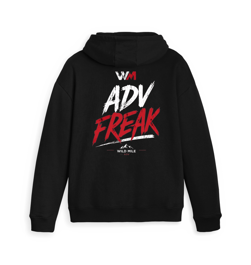WMADV - ADV Freak Unisex Full Zip Hoodie - Wild Mile ADVZip hoody