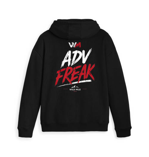 WMADV - ADV Freak Unisex Full Zip Hoodie - Wild Mile ADVZip hoody