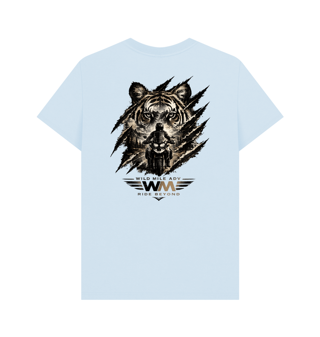 Sky Blue Printed T-shirt Back