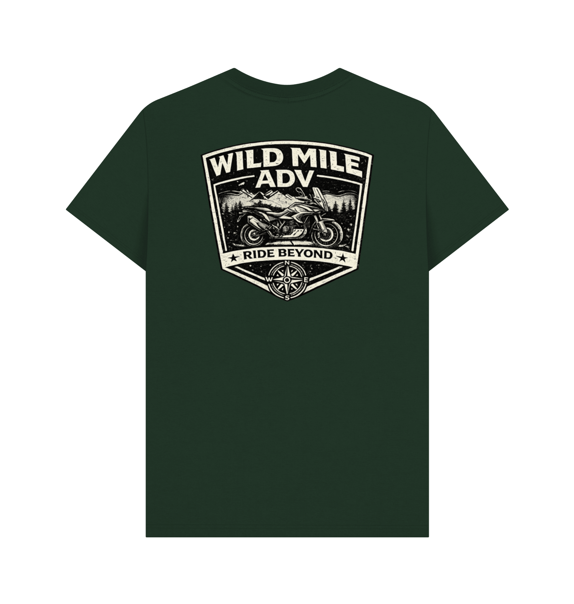 WMADV - Shield Multistrada Tee - Wild Mile ADVPrinted T-shirt