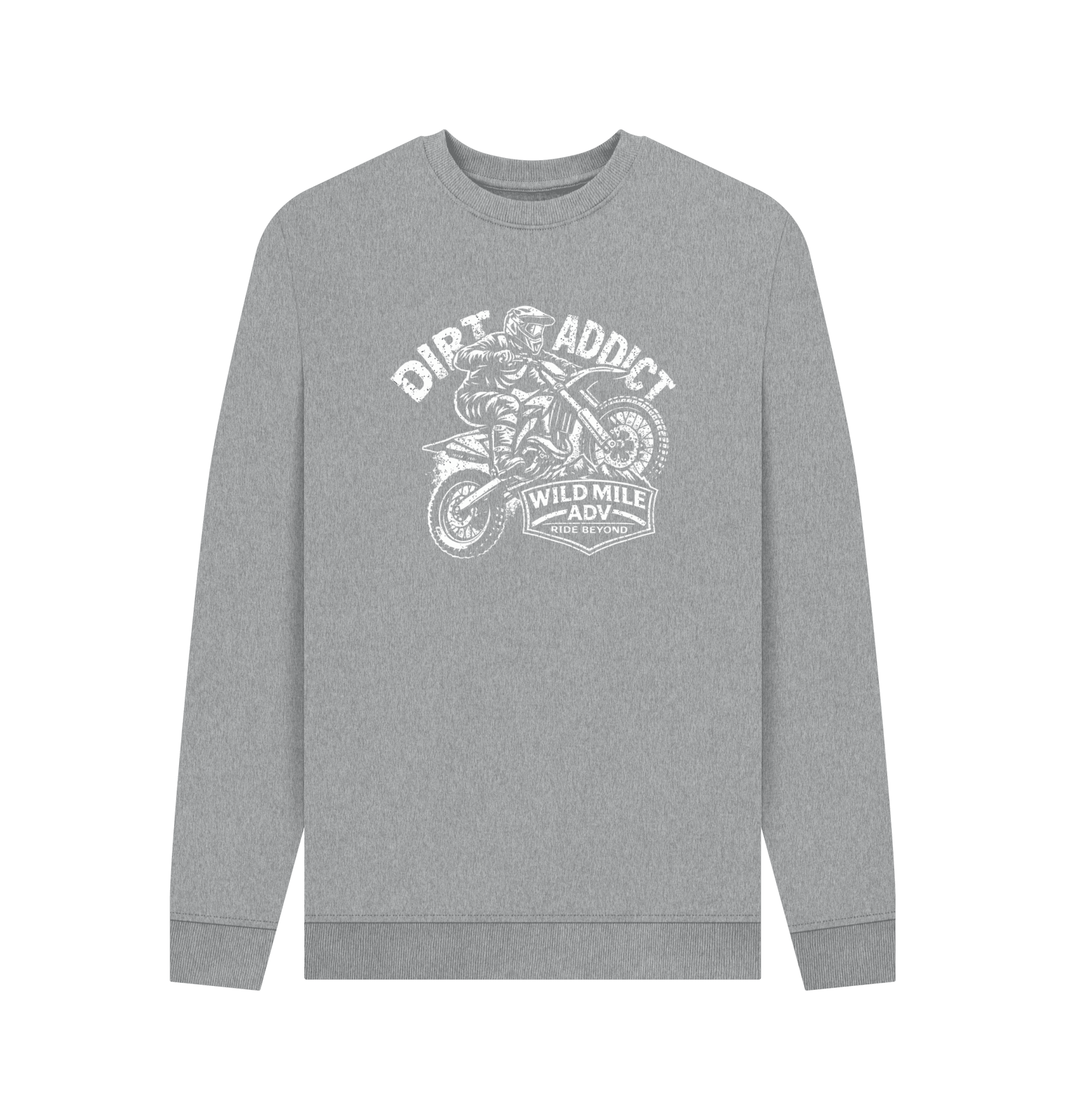 WMADV - Dirt Addict Sweatshirt - Wild Mile ADVPrinted Sweater