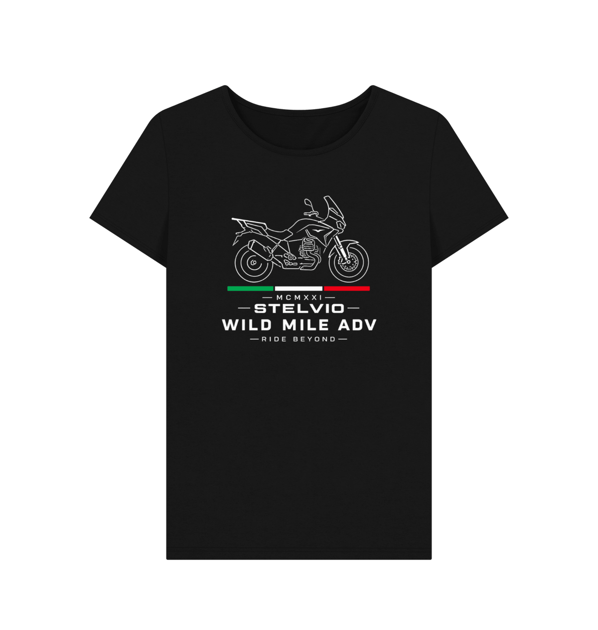 WMADV - Women's MG Stelvio Lucid Crew Tee - Wild Mile ADVPrinted T-shirt