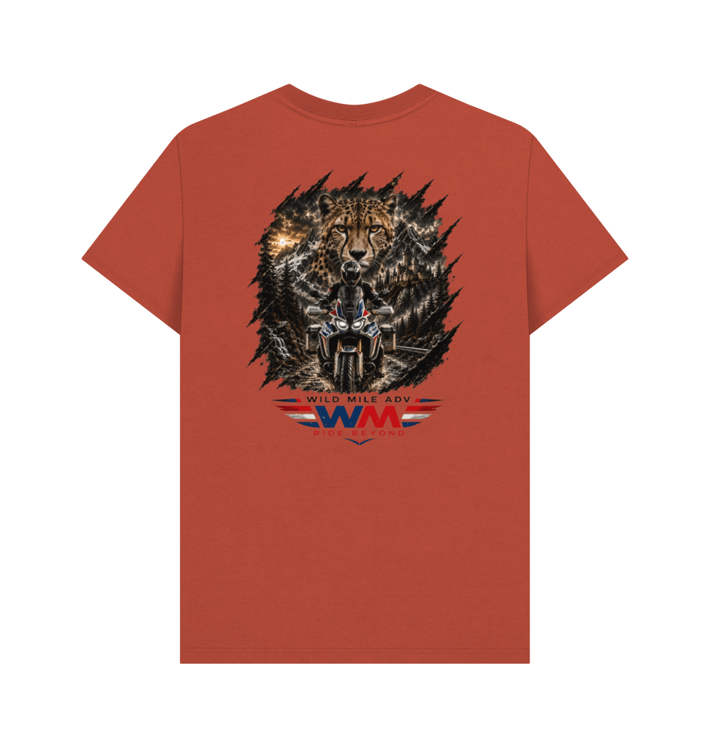 Rust Printed T-shirt Back