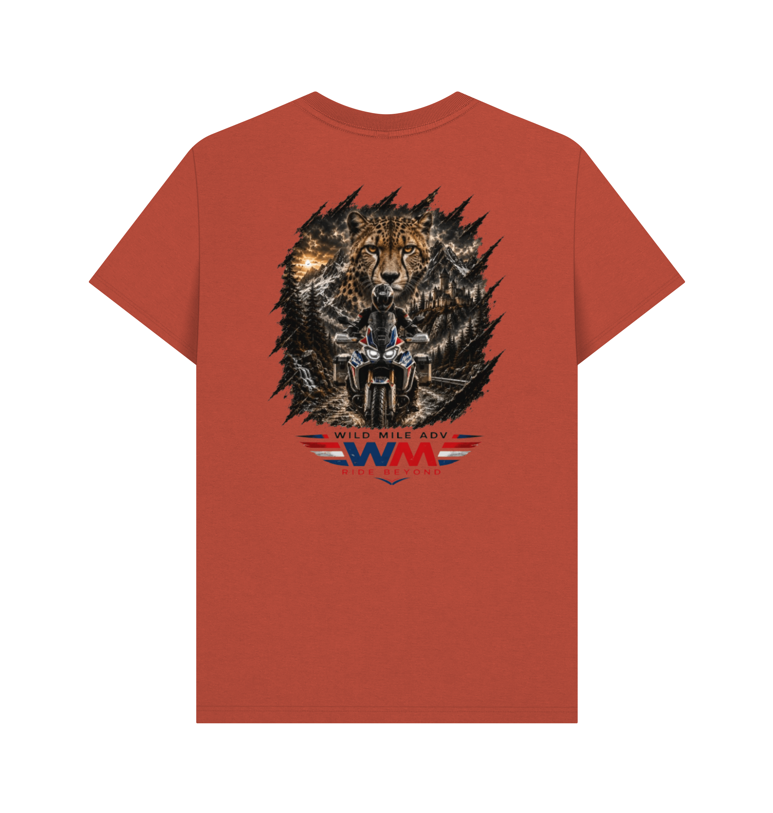 Rust Printed T-shirt Back