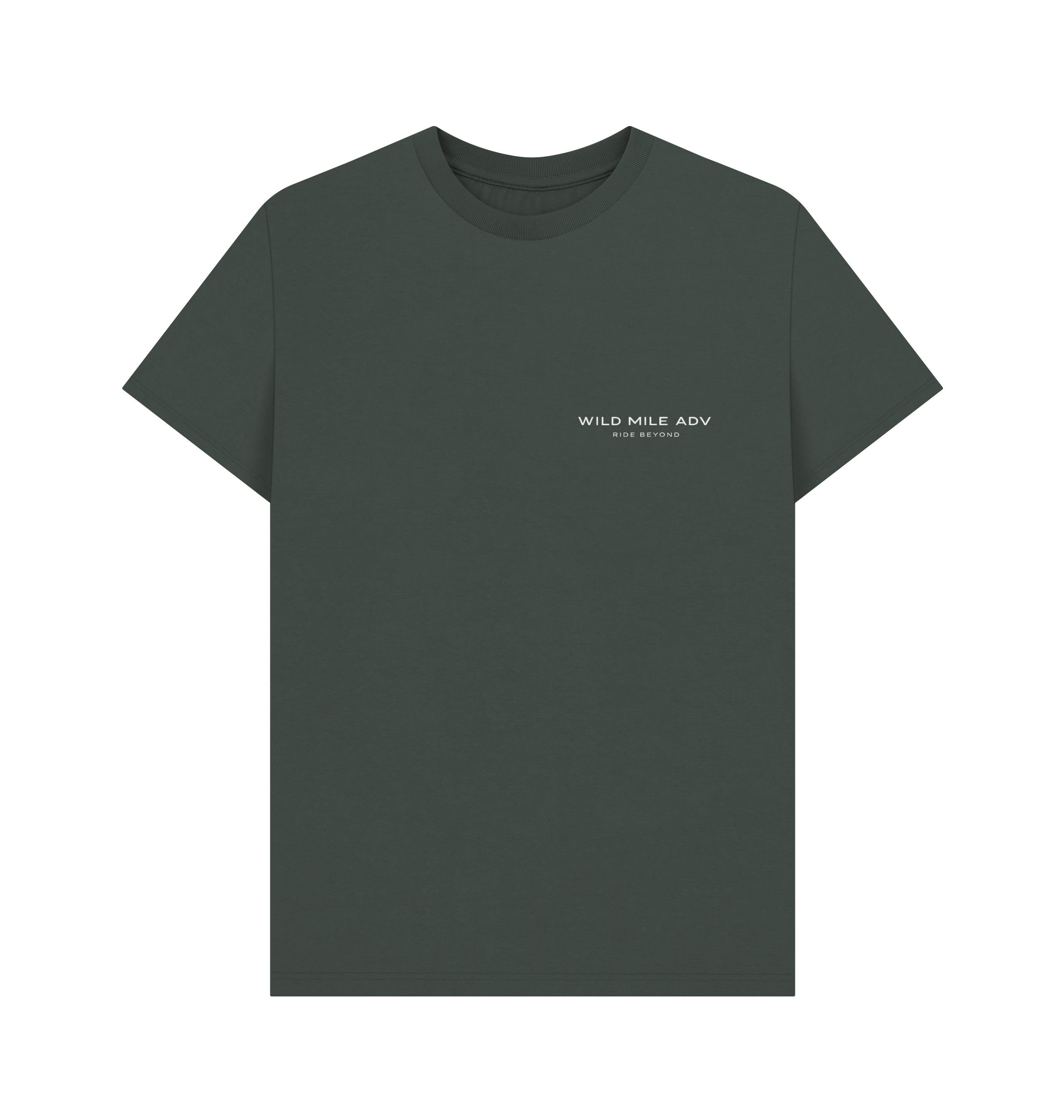 Dark Grey Printed T-shirt Front