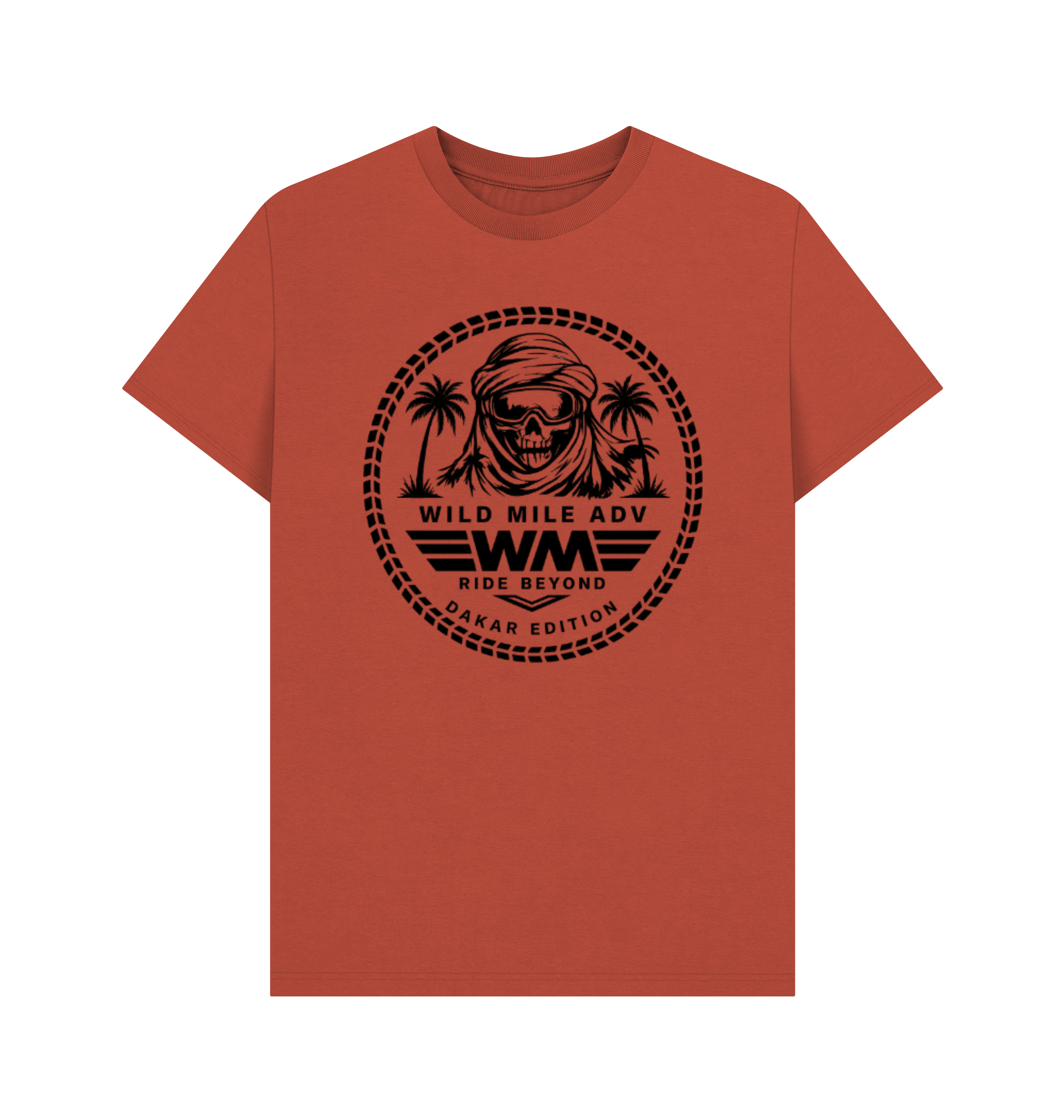 Rust Printed T-shirt Front