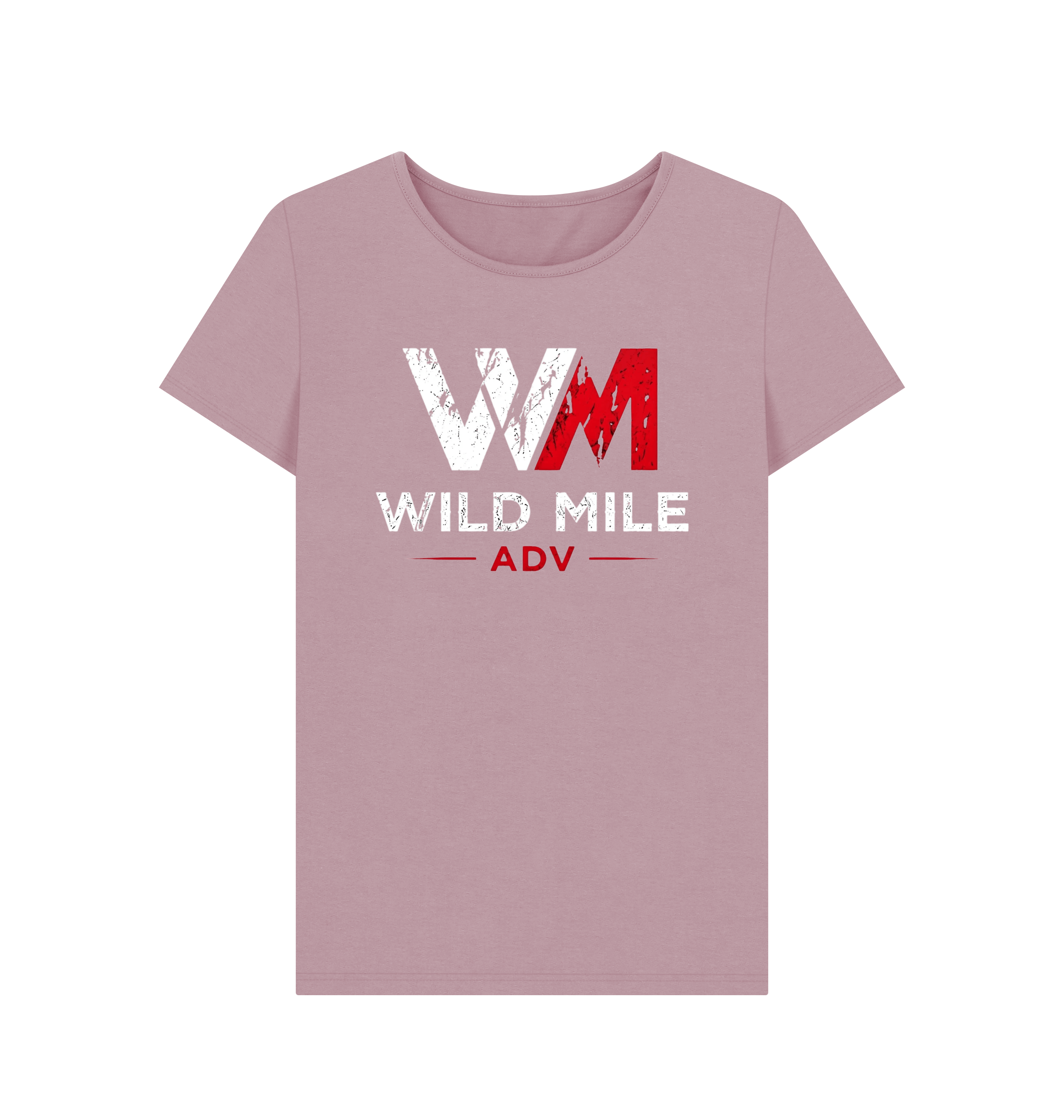 Mauve Printed T-shirt Front