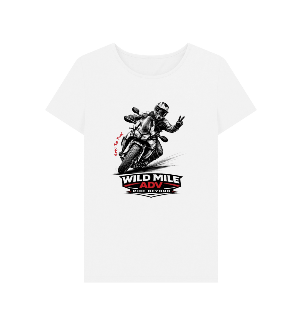 WMADV - Womens 2Down Crew Tee - Wild Mile ADVPrinted T-shirt