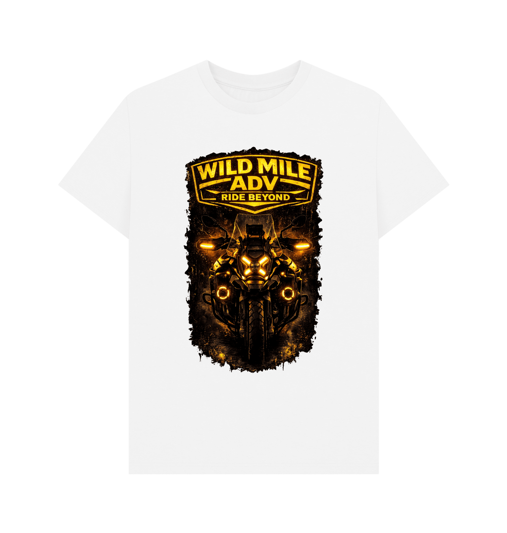 White Printed T-shirt Front