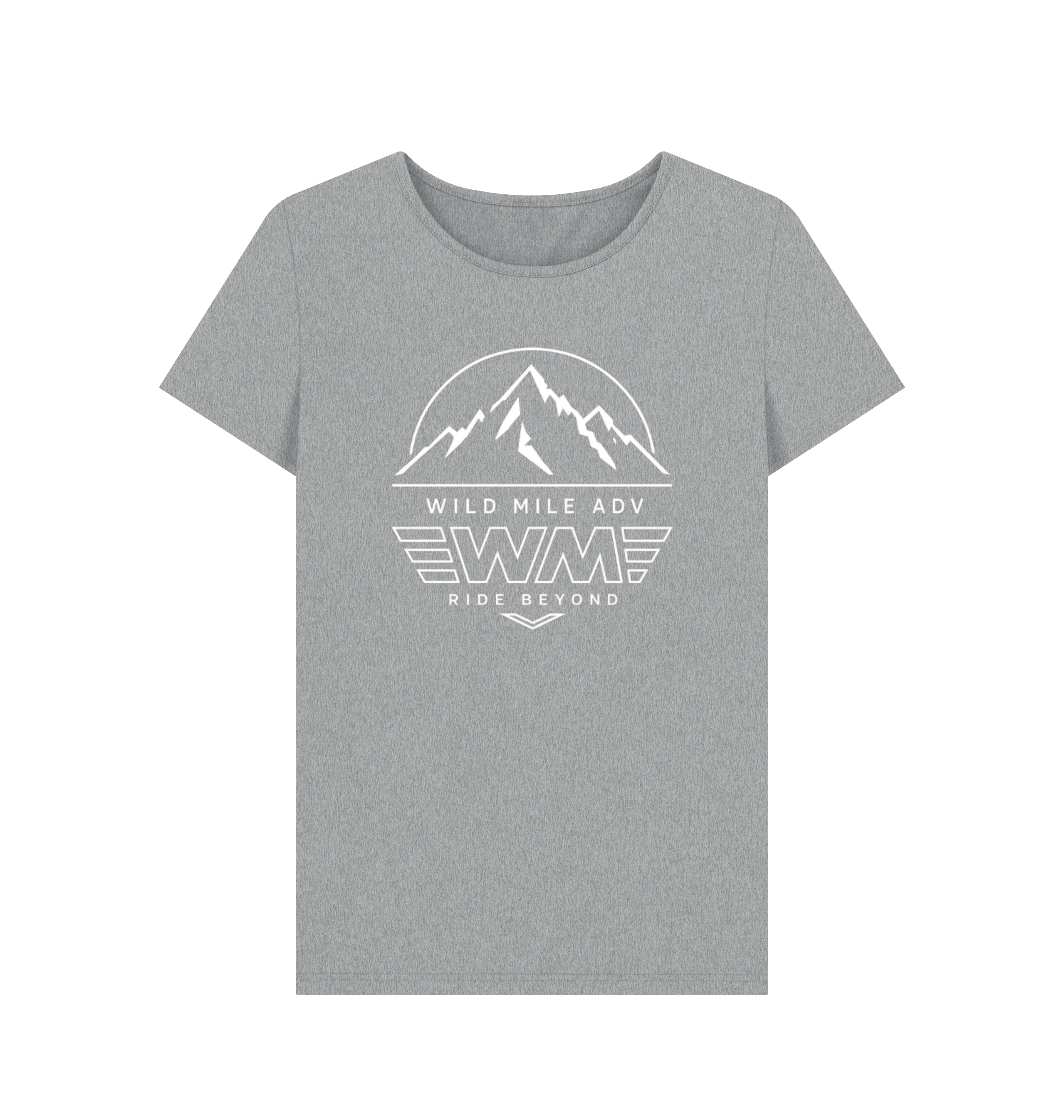 Athletic Grey Printed T-shirt Front