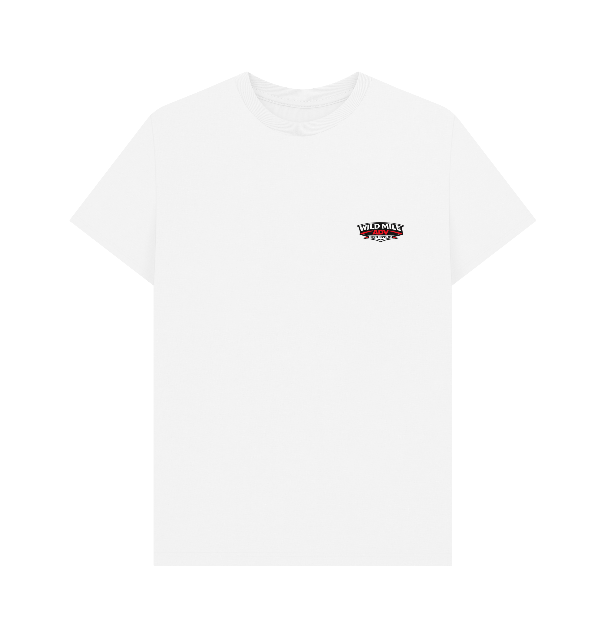 White Printed T-shirt Front