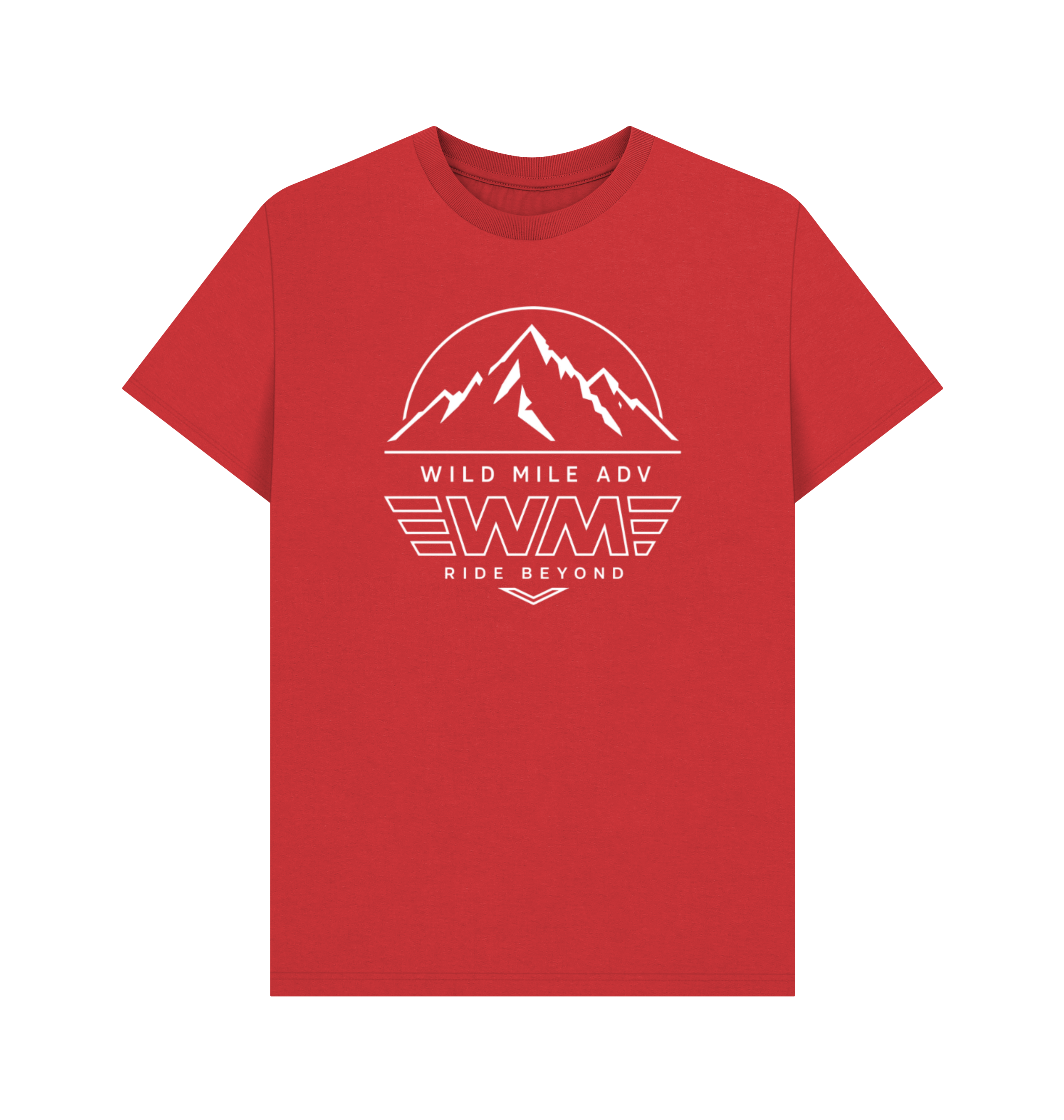 Red Printed T-shirt Front