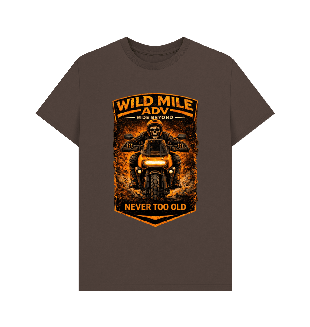 Chocolate Printed T-shirt Front