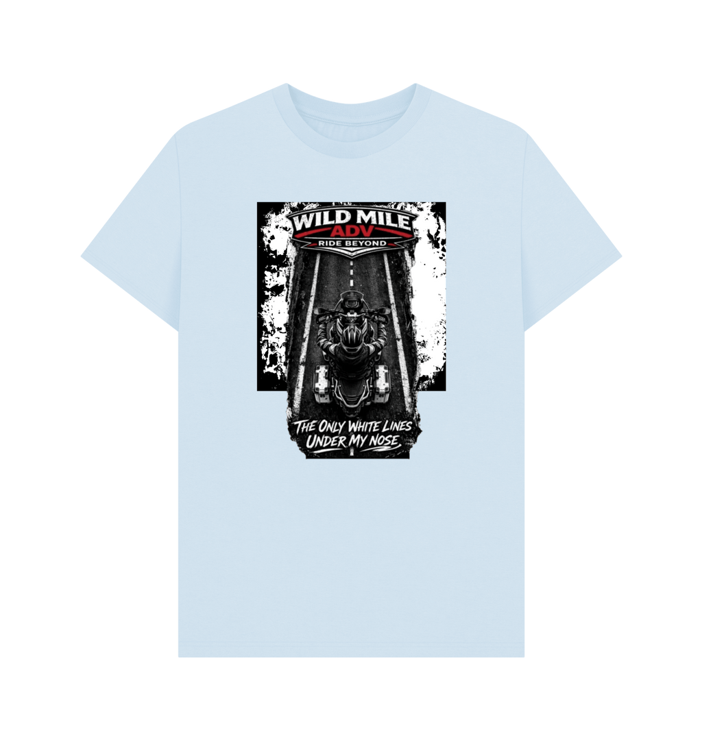 WMADV - White Lines Tee - Wild Mile ADVPrinted T-shirt