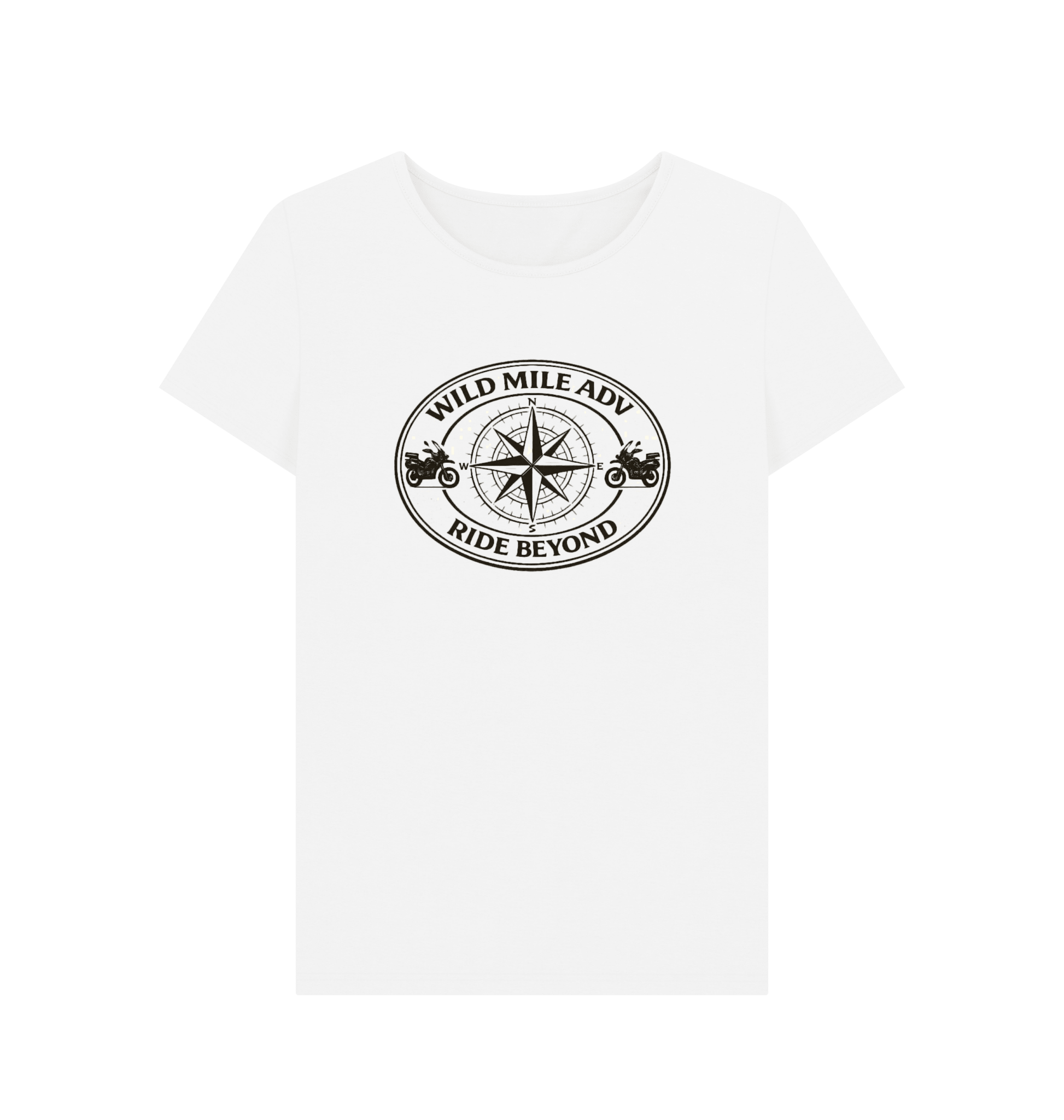 WMADV - Womens Reacher Crew Tee - Wild Mile ADVPrinted T-shirt