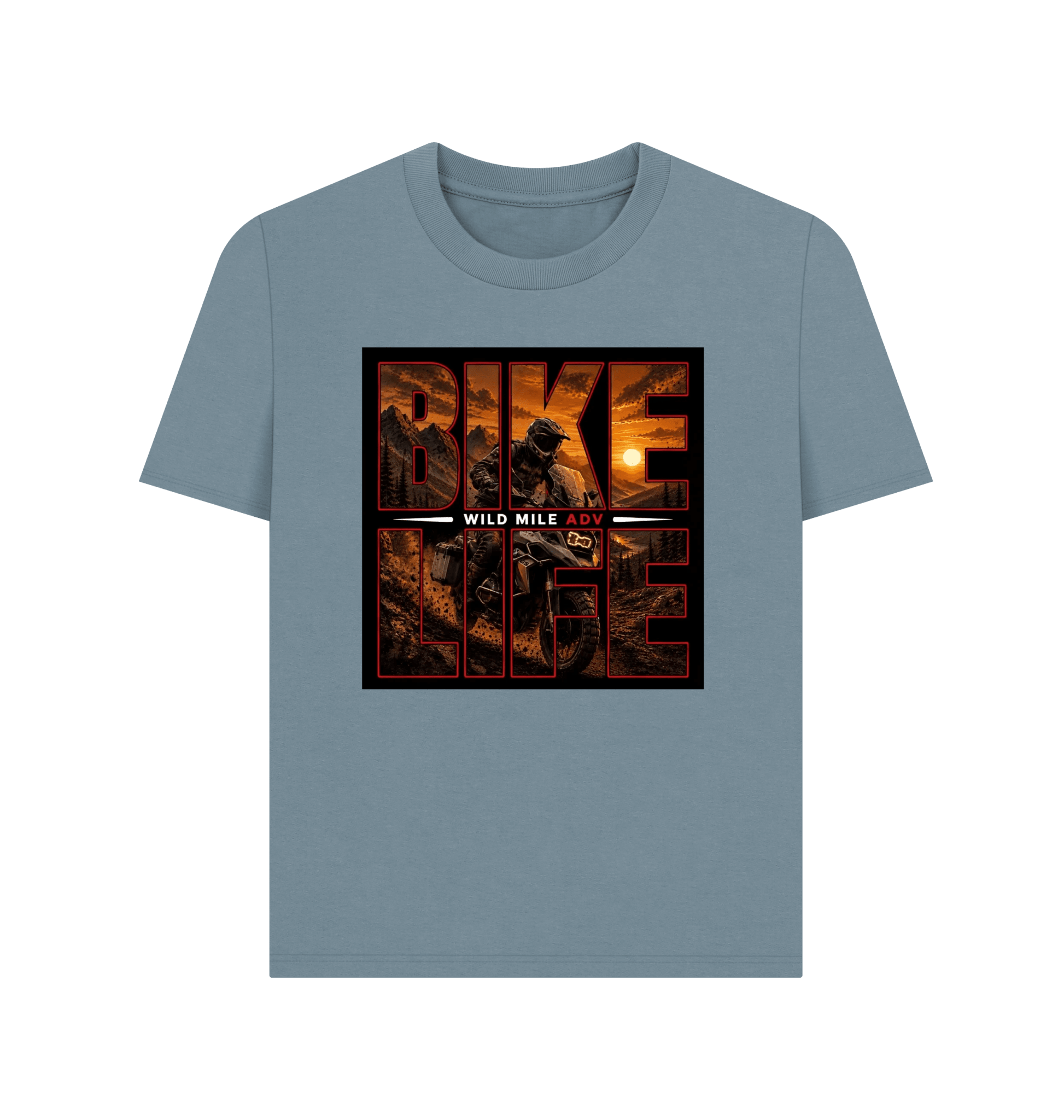 WMADV - Women's Bike Life Tee - Wild Mile ADVPrinted T-shirt