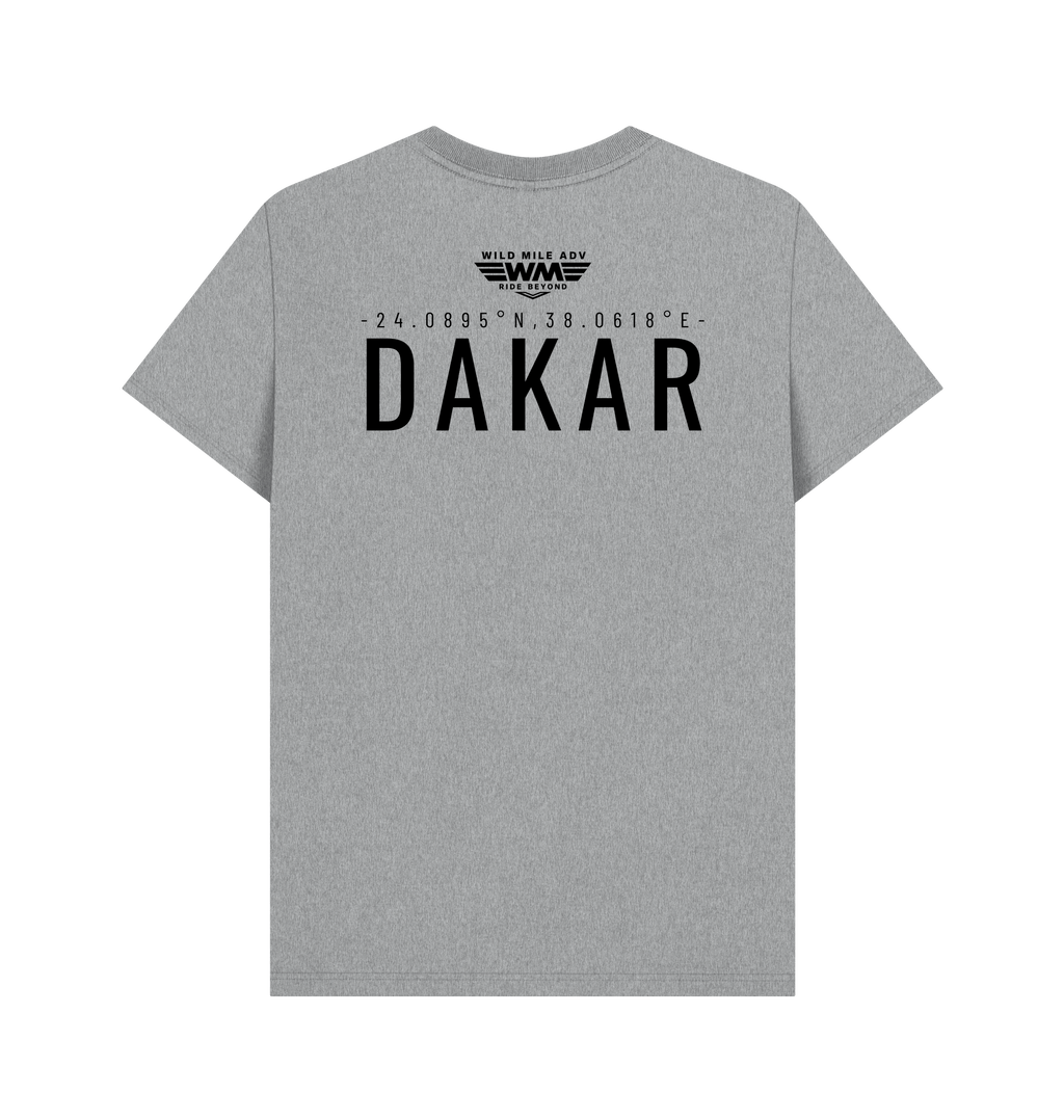 Athletic Grey Printed T-shirt Back