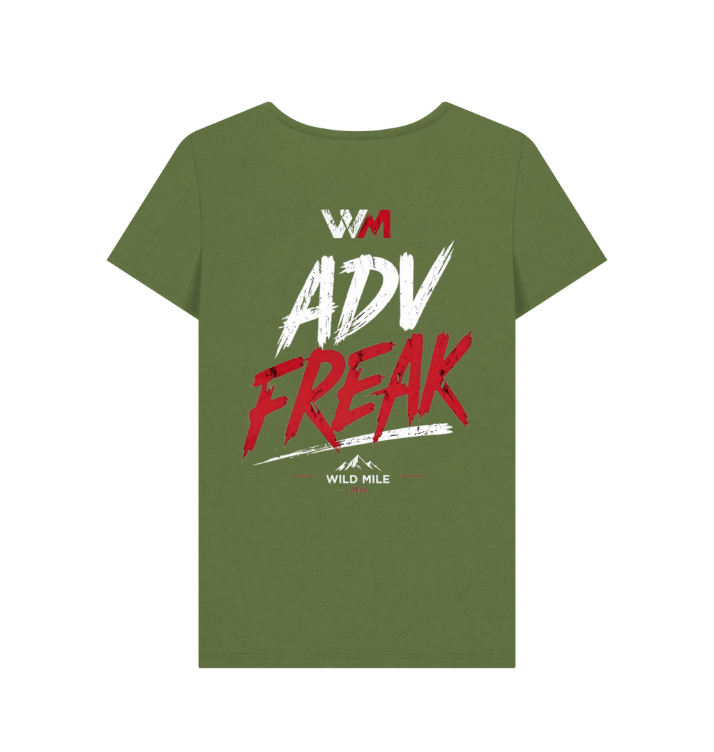 Khaki Printed T-shirt Back
