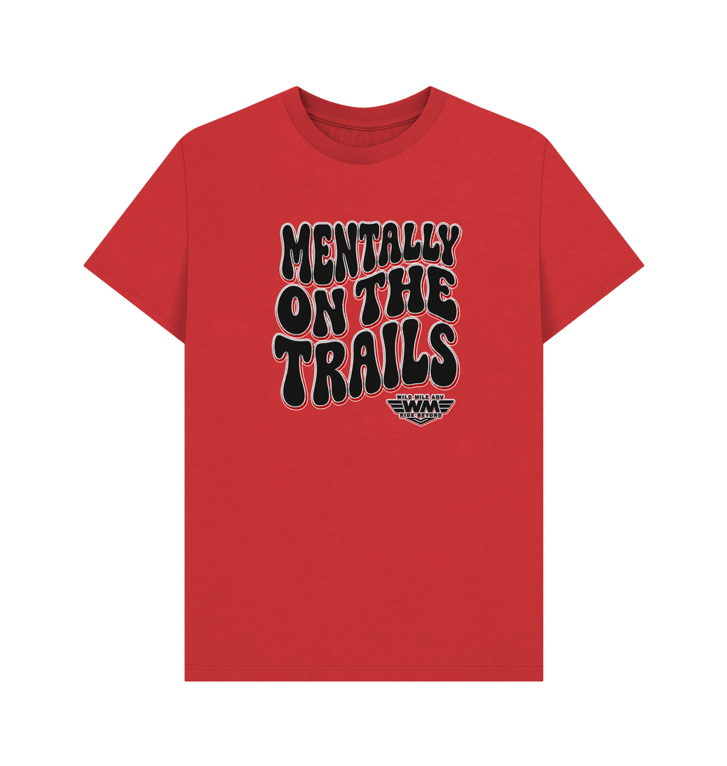 Red Printed T-shirt Front