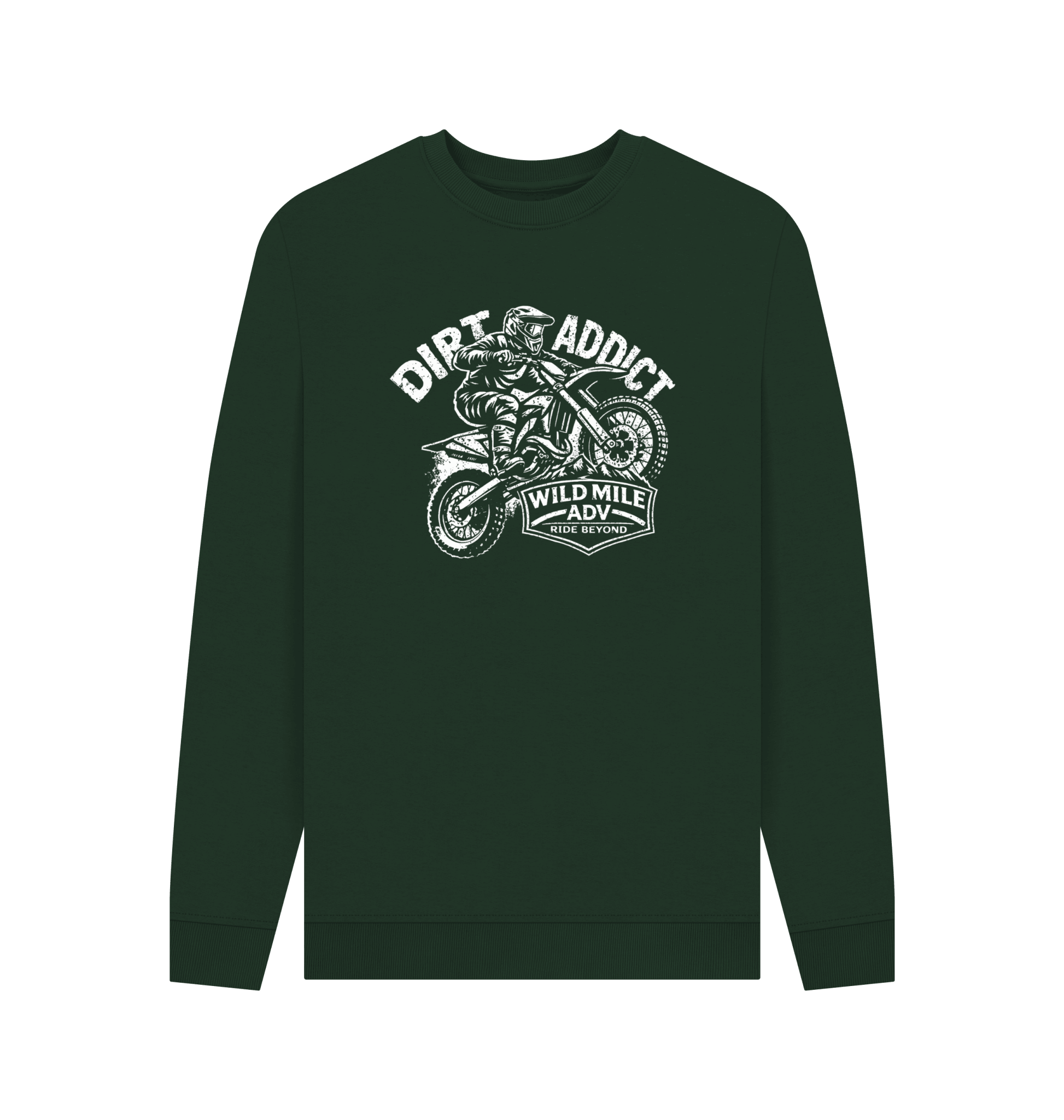 WMADV - Dirt Addict Sweatshirt - Wild Mile ADVPrinted Sweater