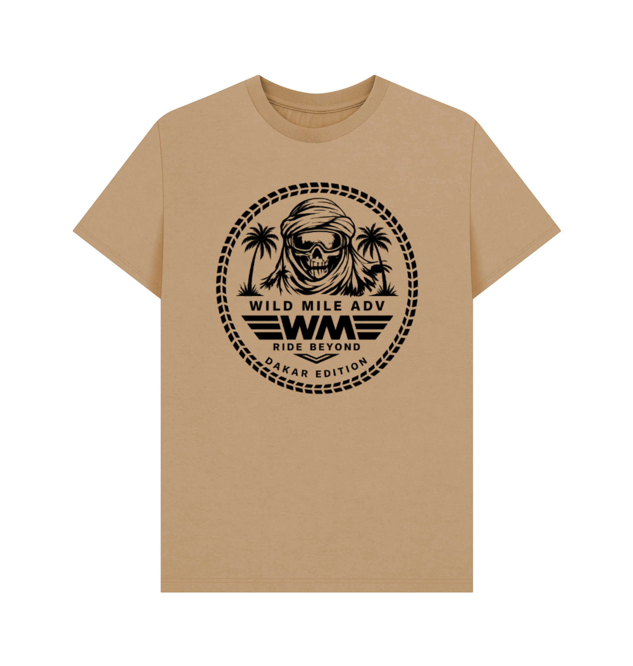 Sand Printed T-shirt Front